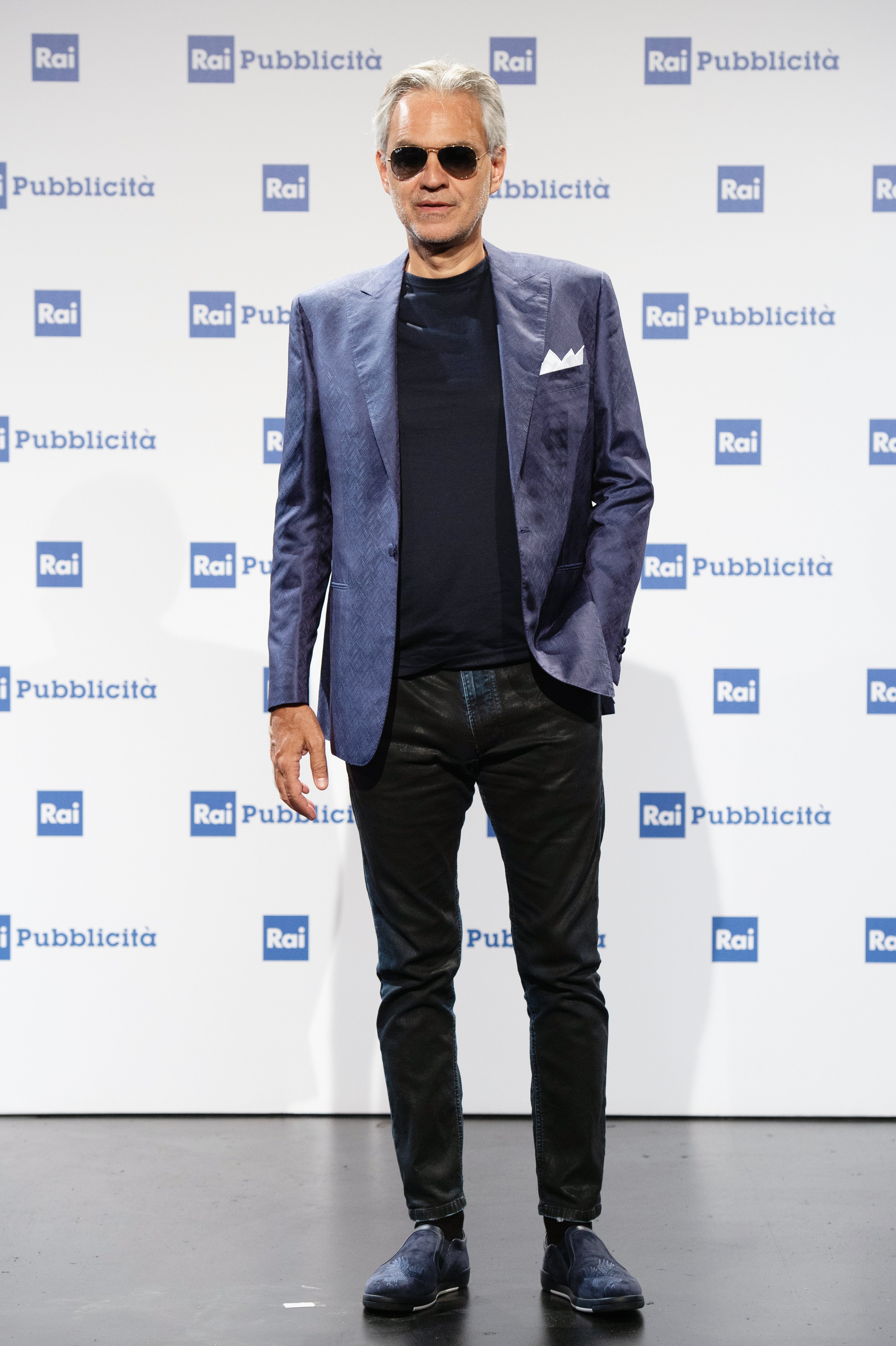 Andrea Bocelli attends the RAI program presentation in Milan. Photo: Getty Images/GlobalImagesUkraine