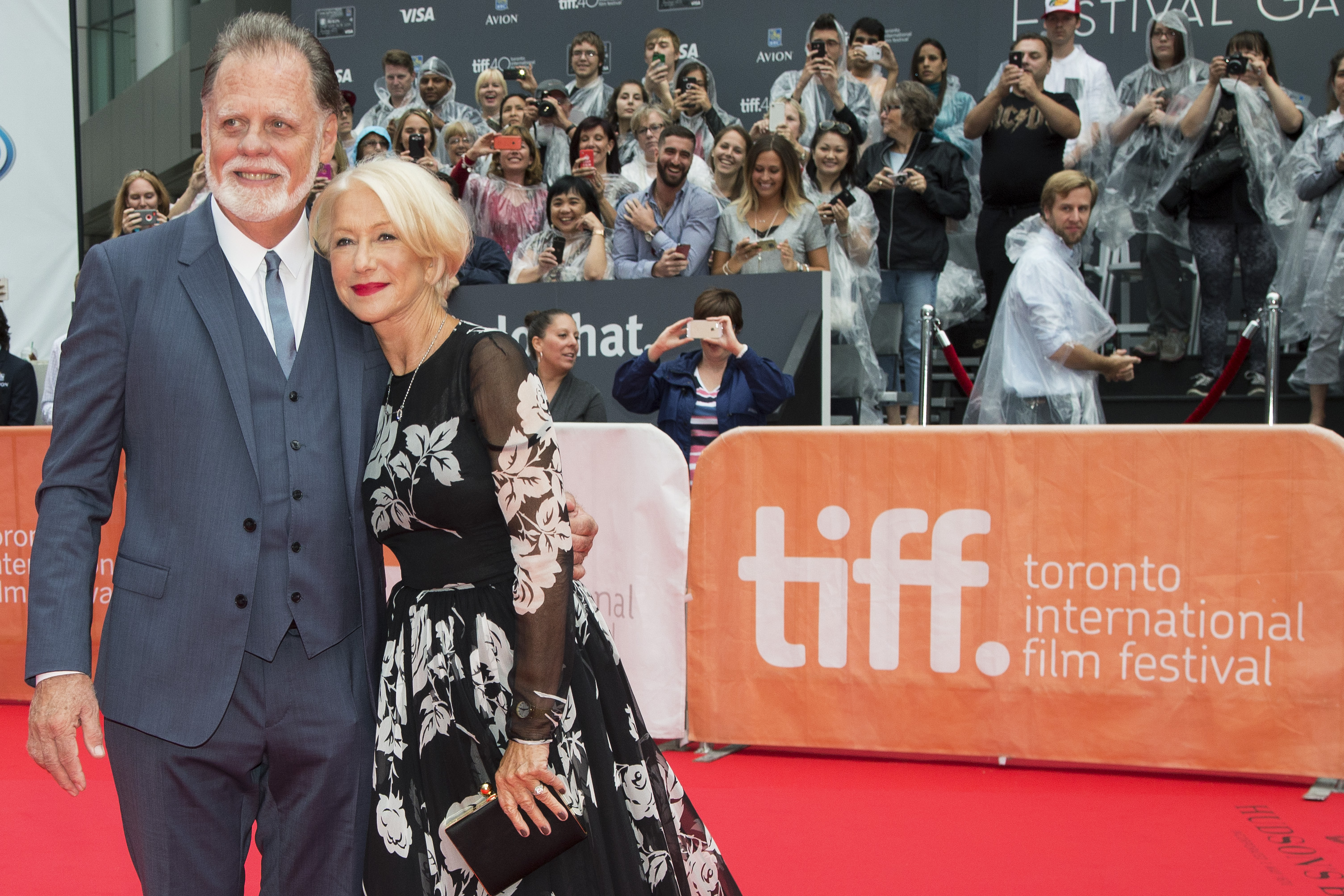 Taylor Hackford and Dame Helen Mirren in Toronto, Canada on September 11, 2015 | Source: Getty Images