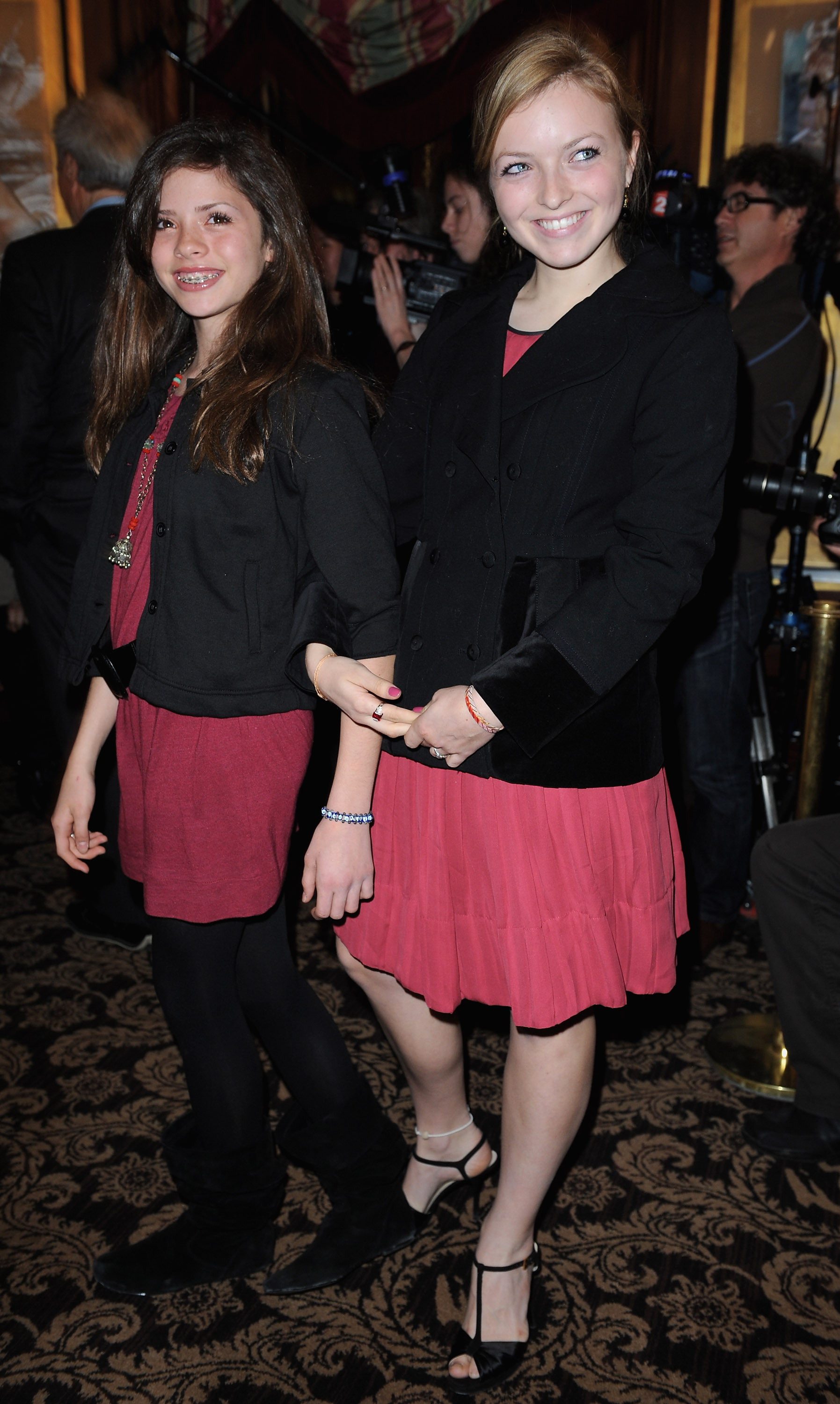 Morgan and Francesca Eastwood attend a ceremony organized by the Cannes film at the Fouquet's restaurant on February 25, 2009 in Paris, France. | Source: Getty Images