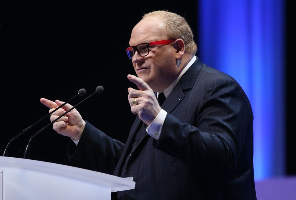 Franck de Lapersonne au cours d'un discours. l Source : Getty Images Franck de Lapersonne au cours d'un discours. l Source : Getty Images