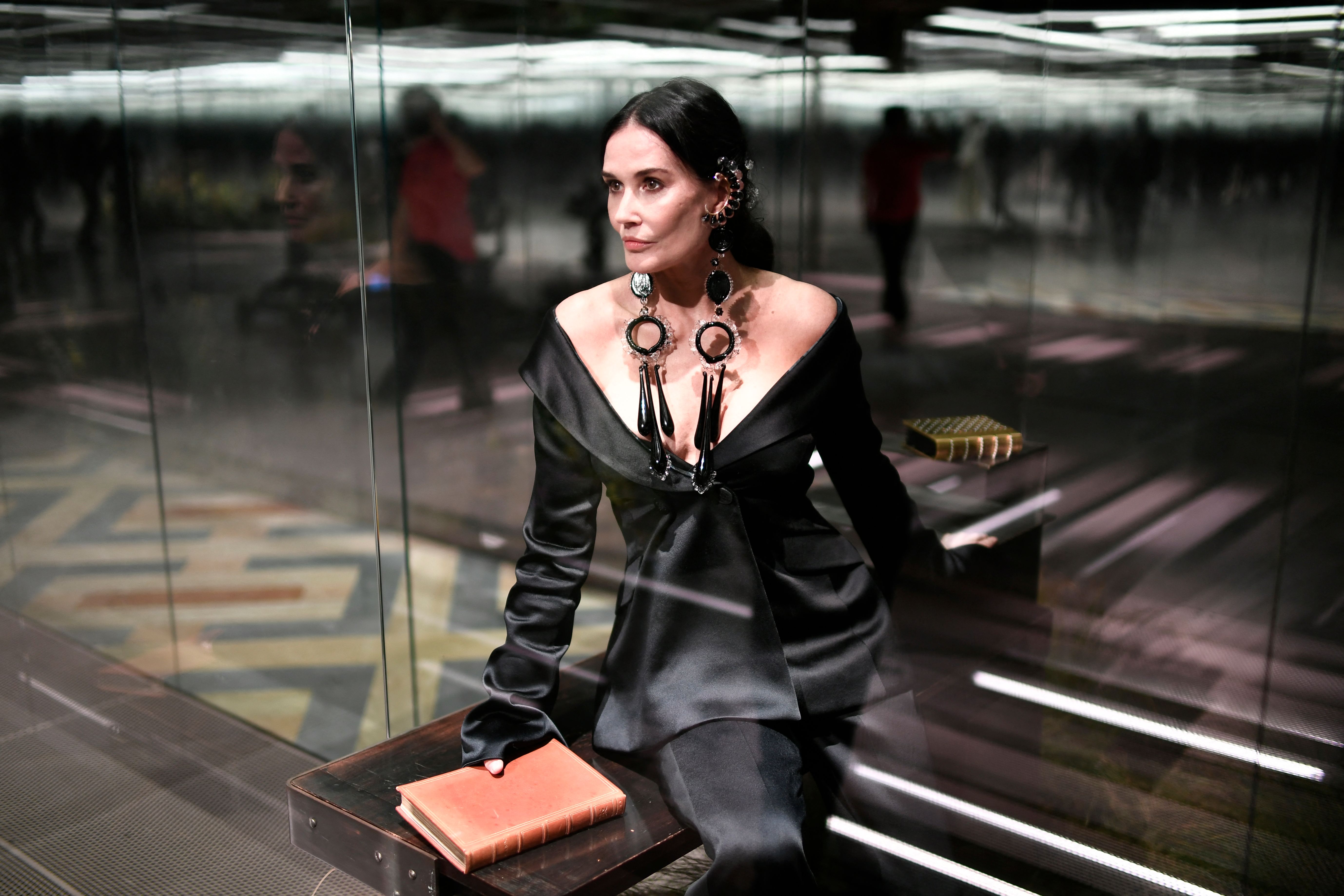 Demi Moore at the Fendi Haute Couture Show in Paris, 2021 | Source: Getty Images