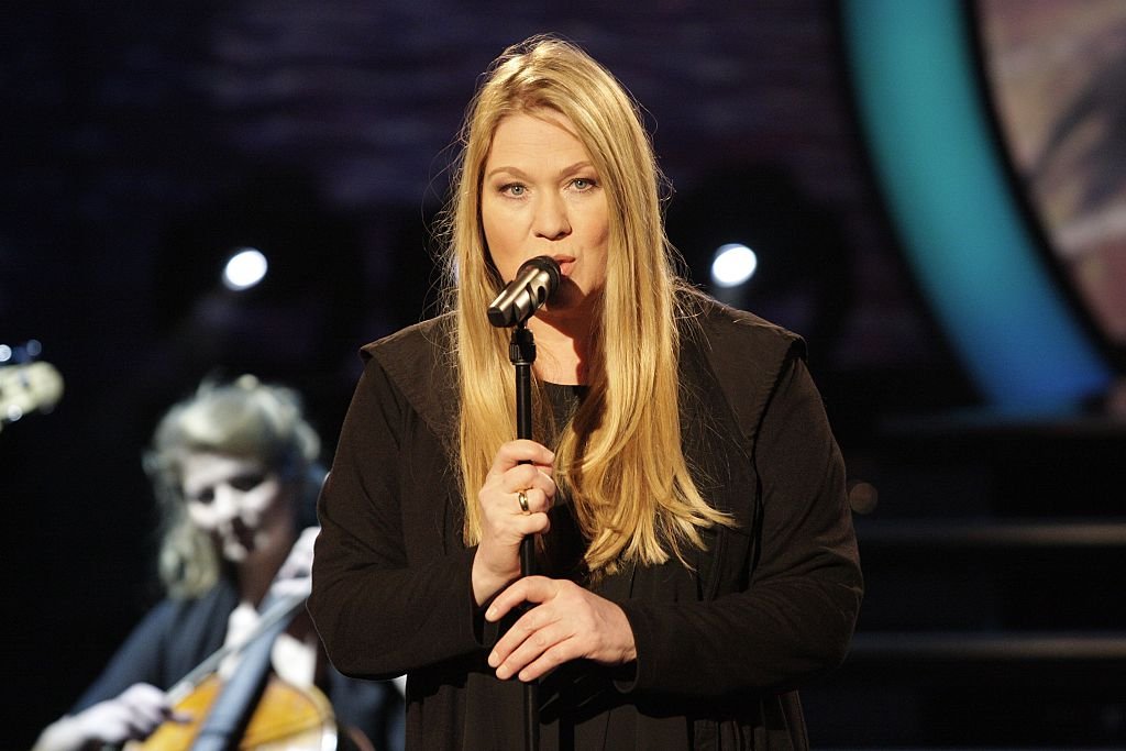 Werding, Juliane bei der TV-Show "Musik für Sie" in Eisenach, Deutschland. | Quelle: Getty Images