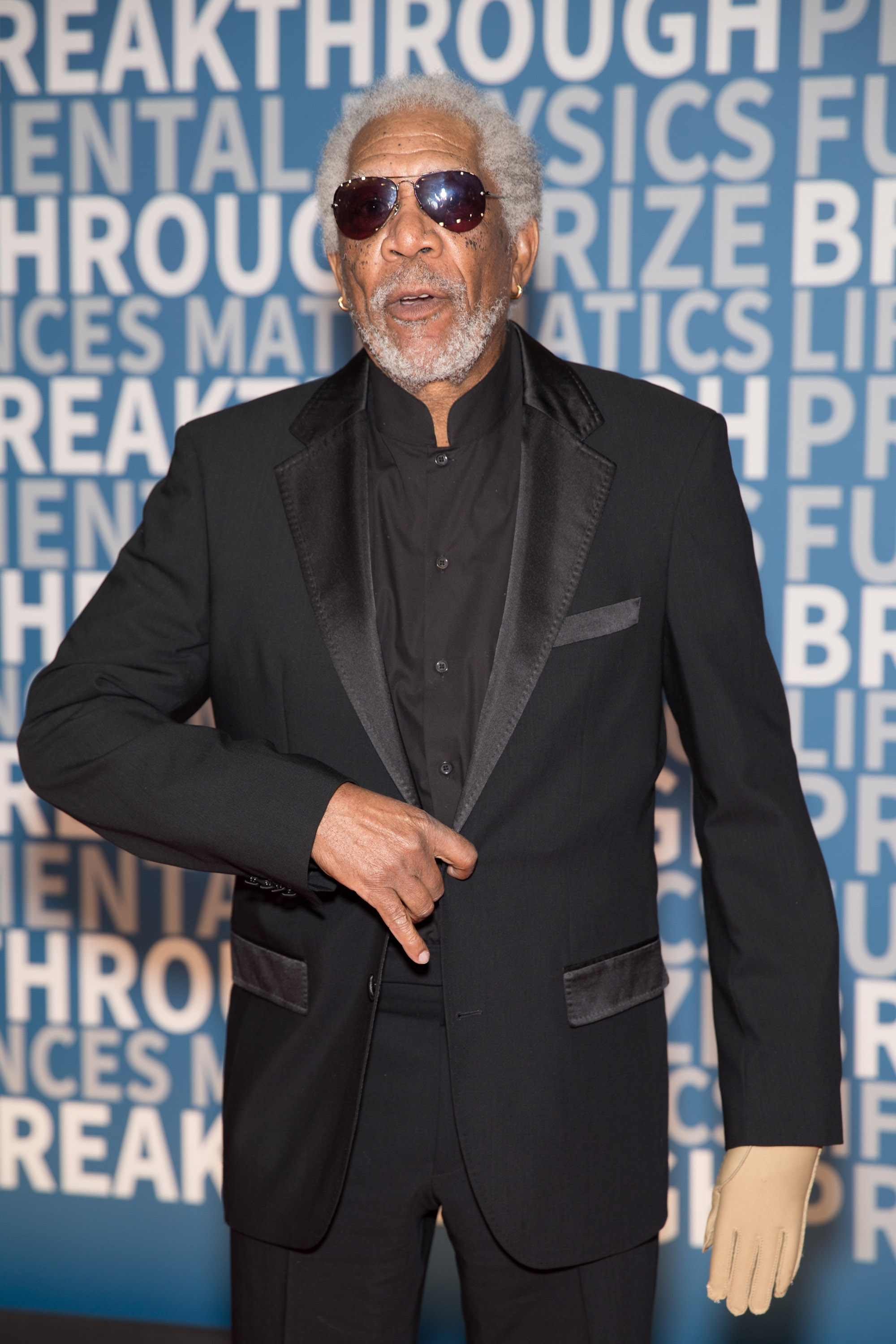 Morgan Freeman arrives at the Breakthrough Prize at NASA Ames Research Center on December 3, 2017 in California. | Source: Getty Images