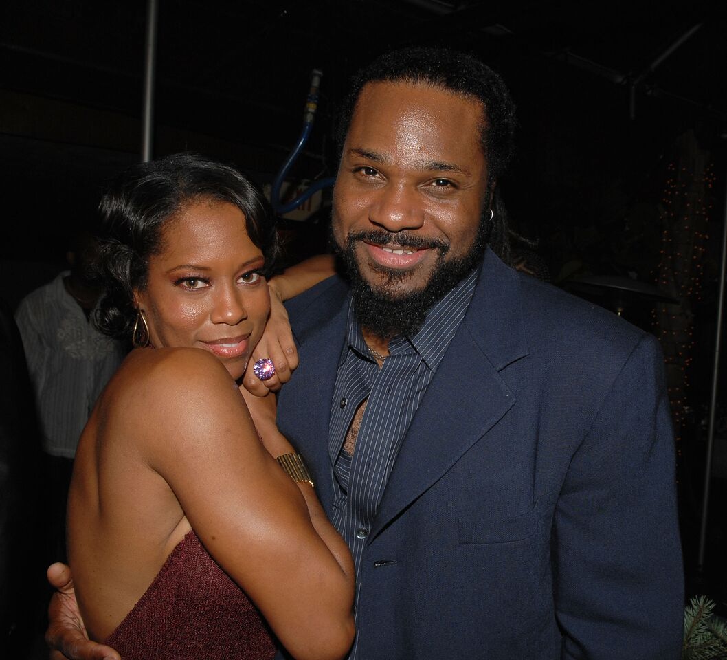 Regina King and Malcolm-Jamal Warner at Emmys/ Source: Getty Images