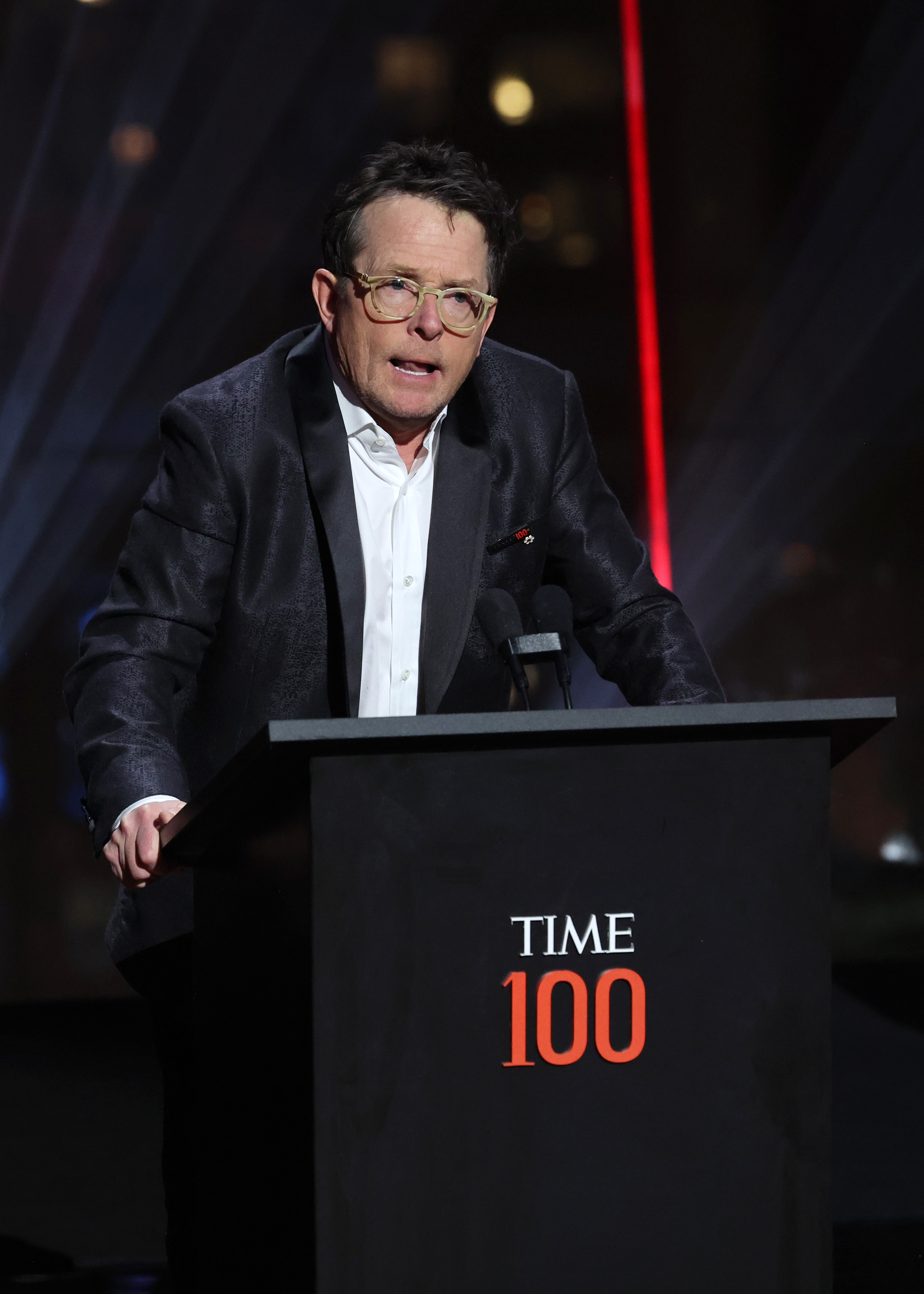 Michael J. Fox during the 2024 TIME100 Gala in April 2024 | Source: Getty Images