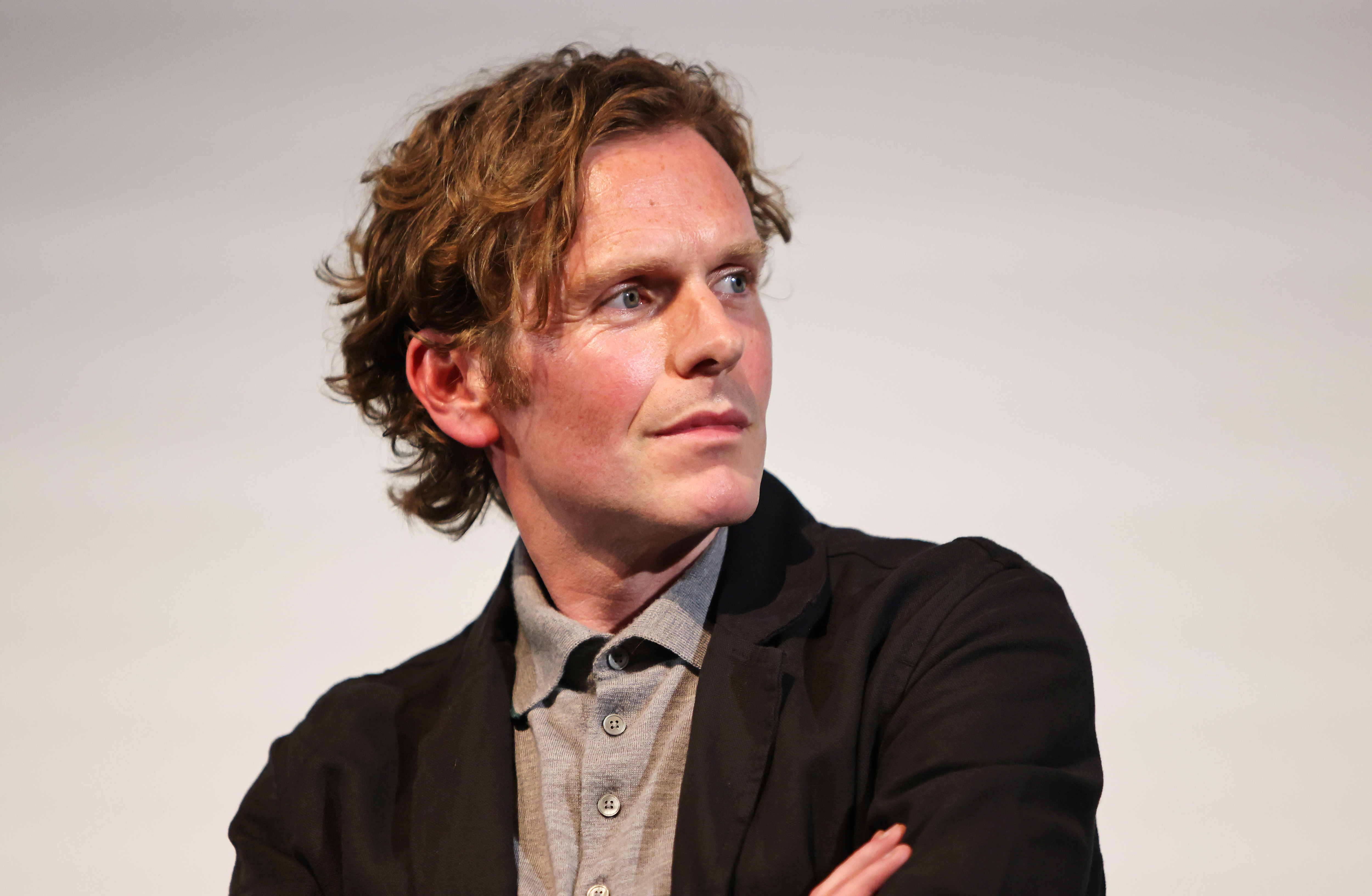 Actor Shaun Evans speaks at a Q&A after the BFI Southbank premiere screening of new BBC drama "Vigil" on August 23, 2021 in London, England | Source: Getty Images