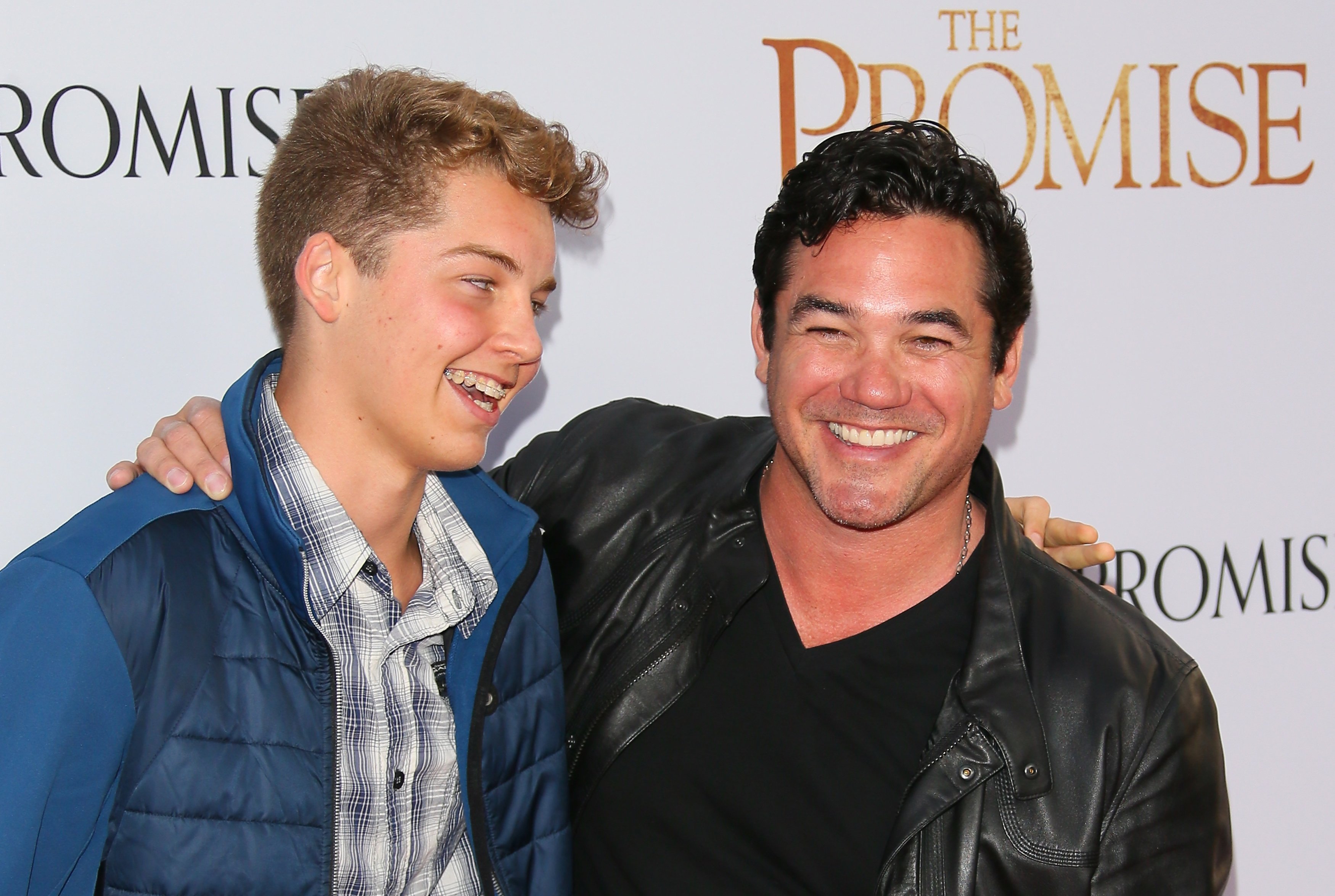 Christopher Dean Cain and Dean Cain attend the premiere of Open Road Films' 'The Promise' on April 12, 2017 in Hollywood, California. | Source: Getty Images