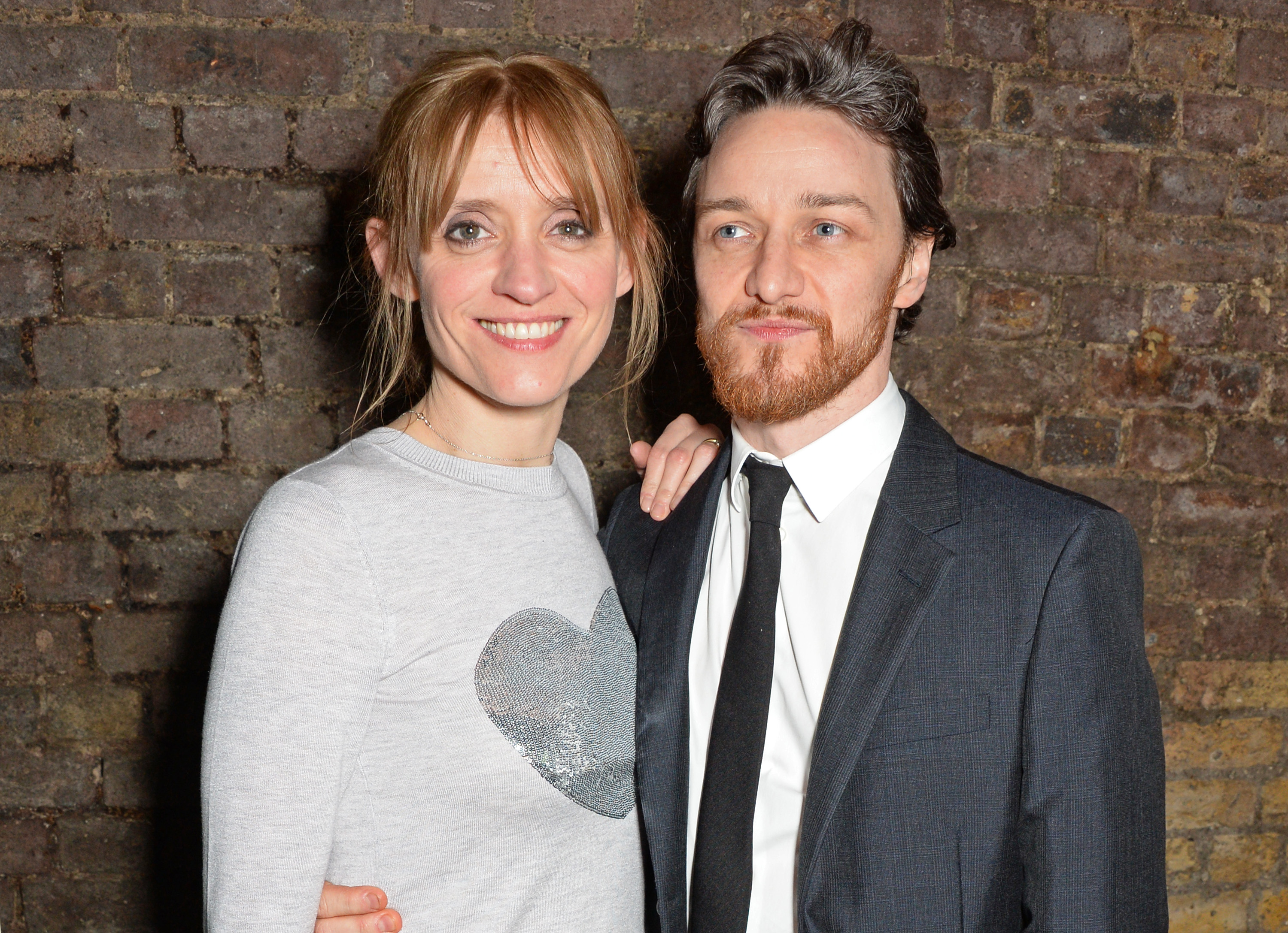 Anne-Marie Duff and James McAvoy attend an after party following the Gala Performance of "The Ruling Class" at The Bankside Vaults on January 28, 2015, in London, England. | Source: Getty Images