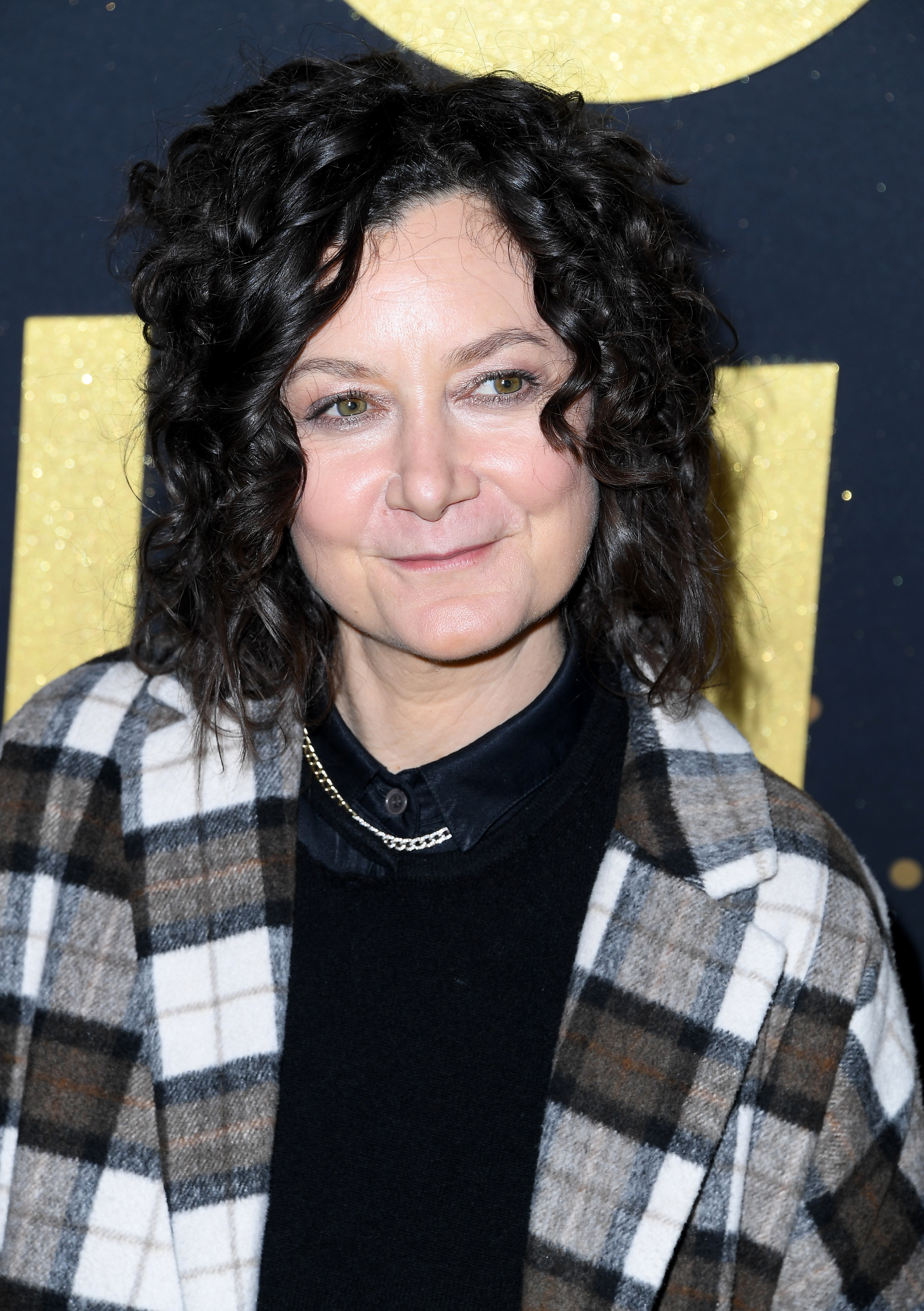 Sara Gilbert arrives at the Disney+ "Elton John Live: Farewell From Dodger Stadium" Yellow Brick Road Event at Dodger Stadium on November 20, 2022, in Los Angeles, California. | Source: Getty Images