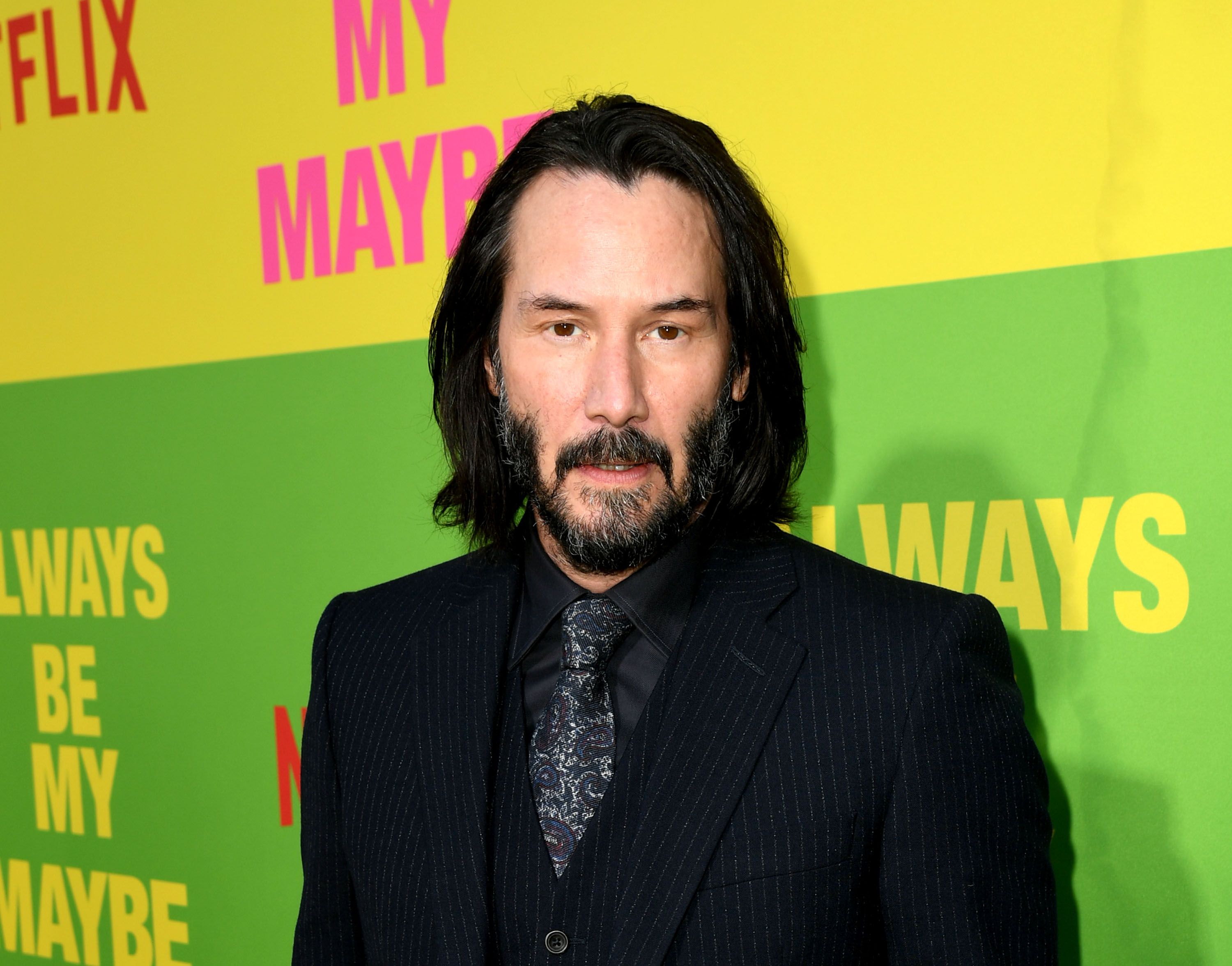 Keanu Reeves during the premiere of Netflix's "Always Be My Maybe" at the Regency Village Theatre on May 22, 2019, in Westwood, California. | Source: Getty Images