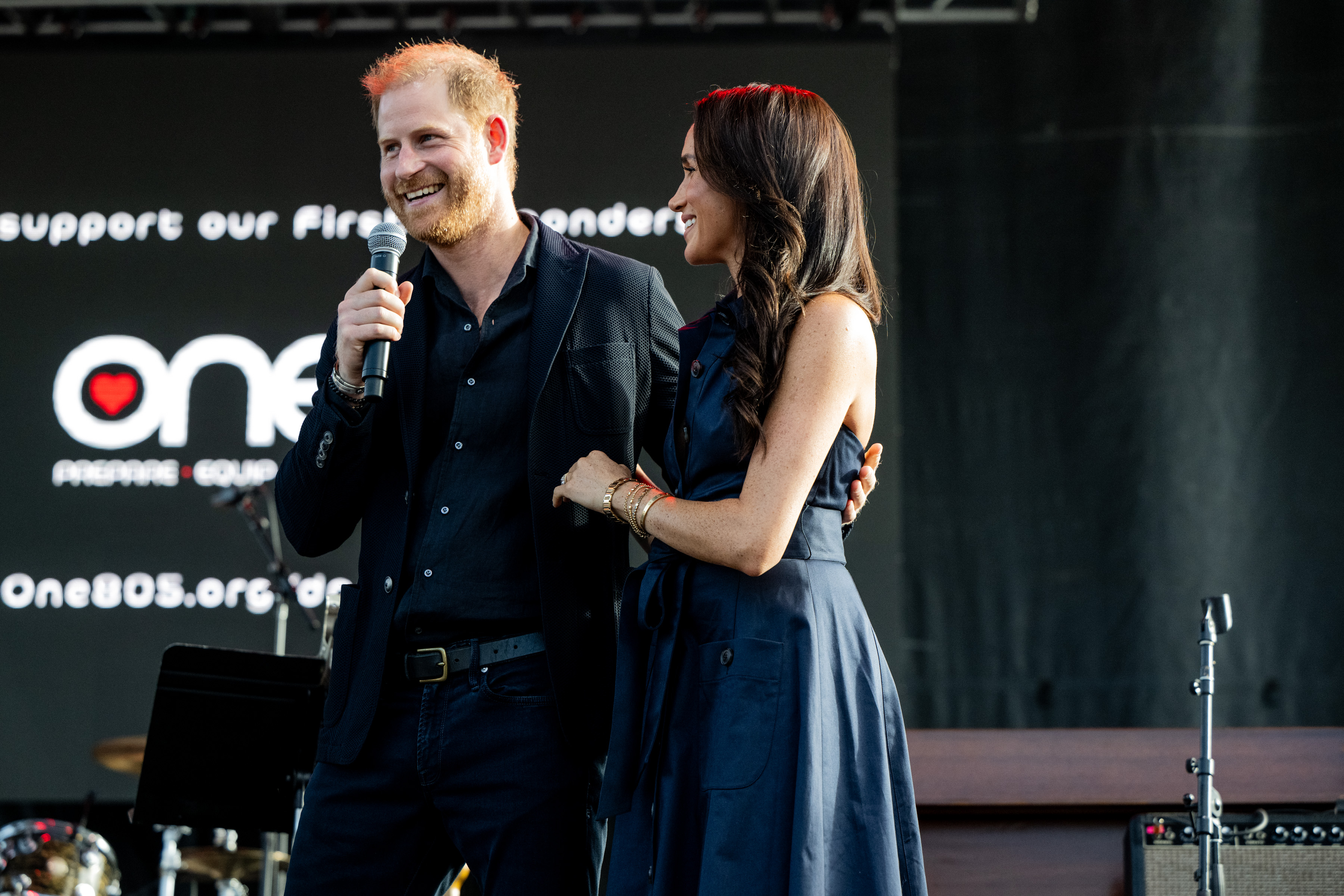 Meghan Markle and Prince Harry attend the One805LIVE! concert benefiting first responders on September 20, 2025, in Carpinteria, California | Source: Getty Images