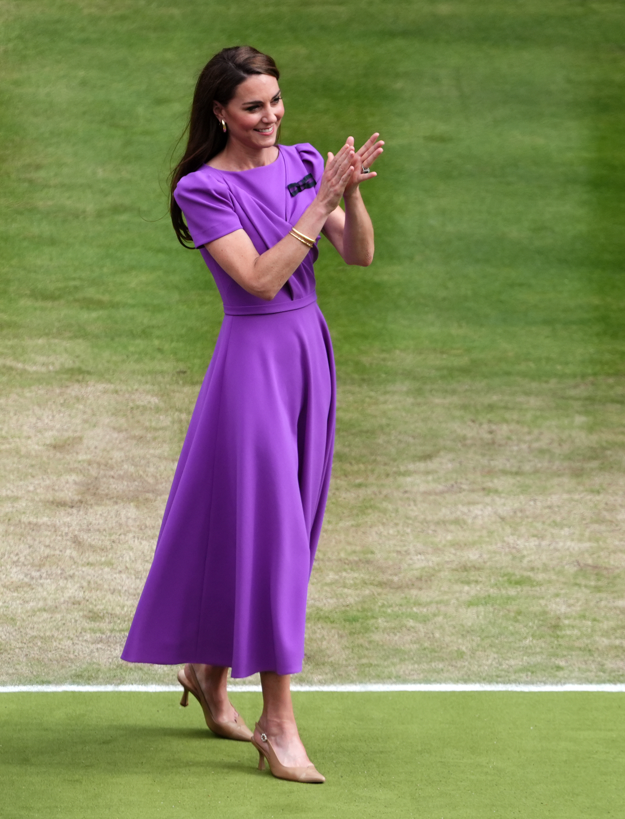 Kate Middleton at the All England Lawn Tennis and Croquet Club on July 14, 2024, in London, England. | Source: Getty Images