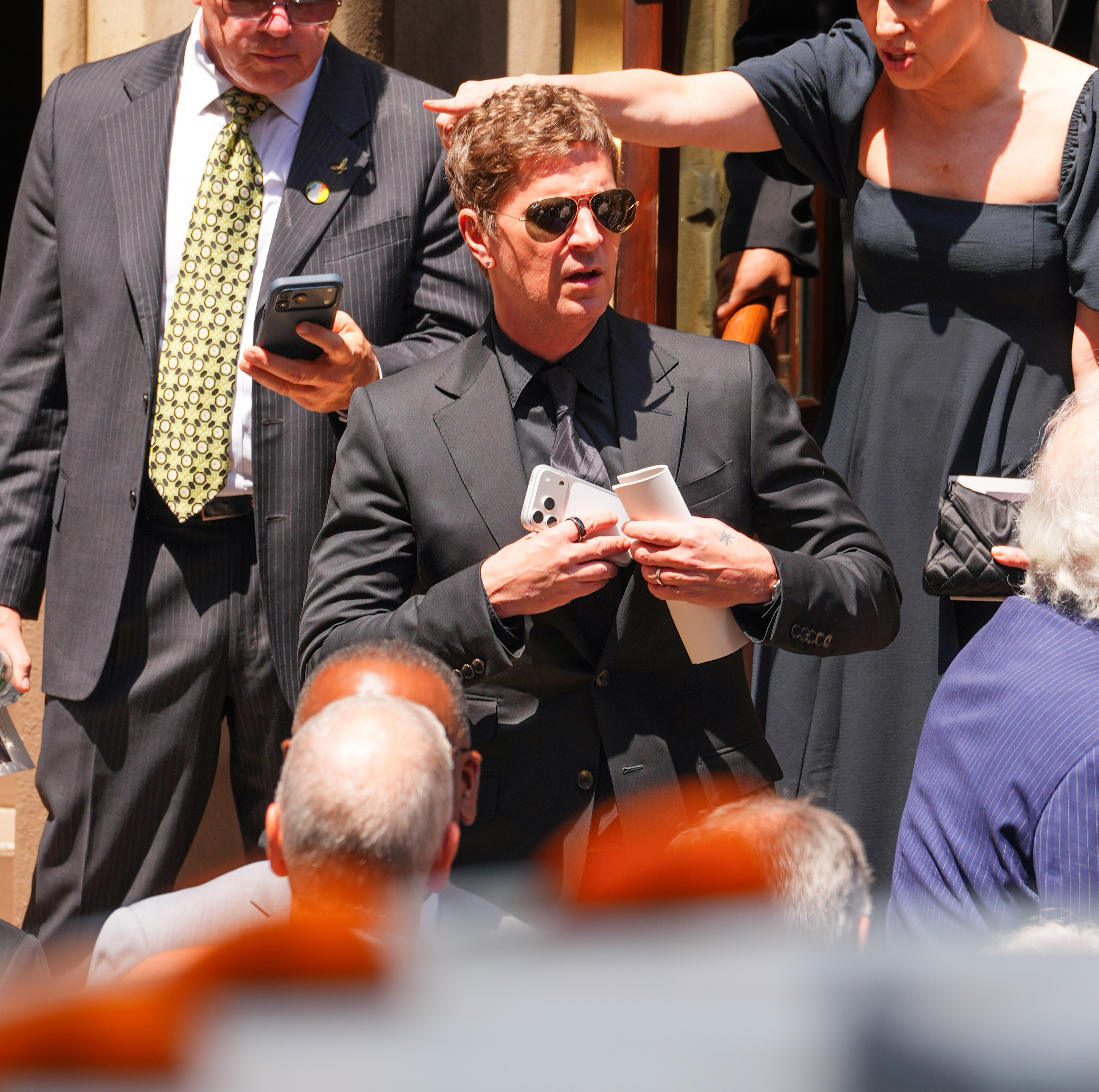 Some of the artists in attendance at Clive Davis' funeral on June 29, 2026, might surprise many, like Rob Thomas from Matchbox Twenty. | Source: Getty Images