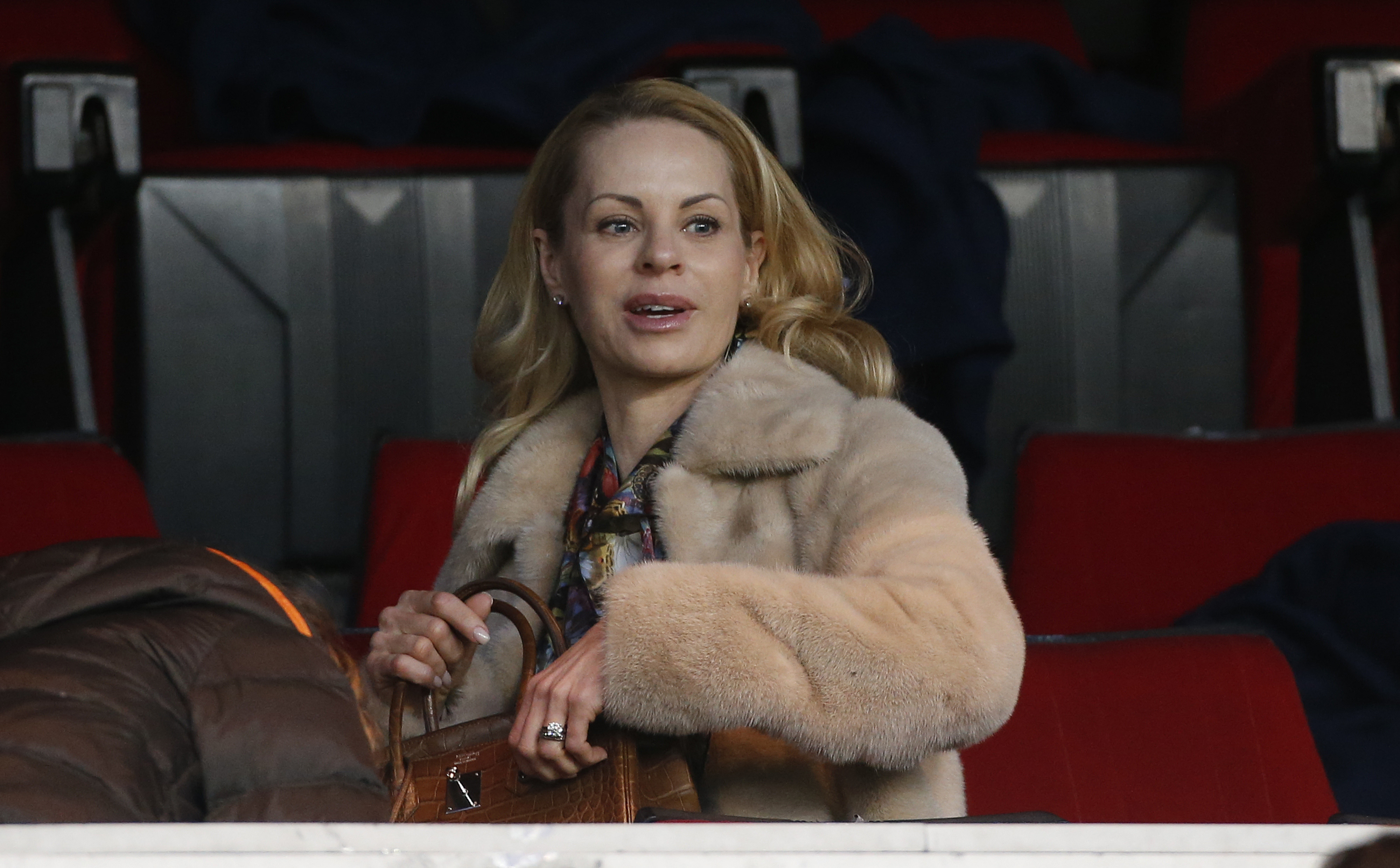 Helena Seger attends the French Ligue 1 match between Paris Saint-Germain FC (PSG) and RC Lens at Parc des Princes stadium on March 7, 2015, in Paris, France. | Source: Getty Images