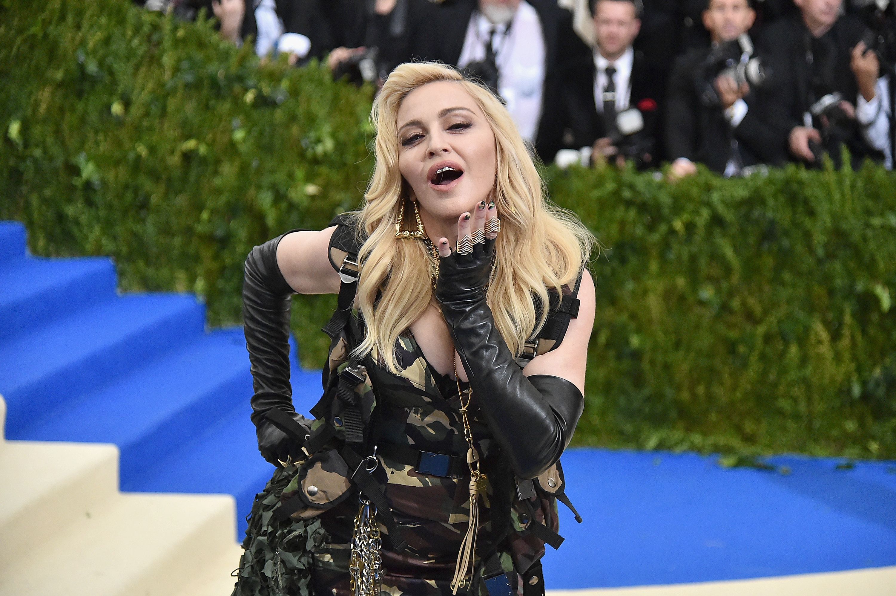 Madonna at the Costume Institute Gala at the Metropolitan Museum of Art in 2017 in New York City | Source: Getty Images