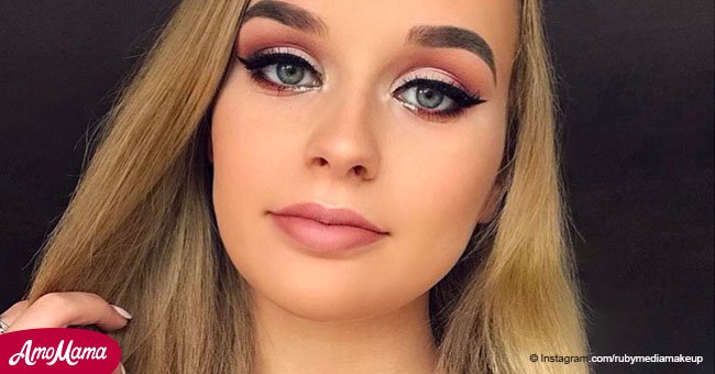 Student becomes an Instagram sensation thanks to her optical illusion makeup