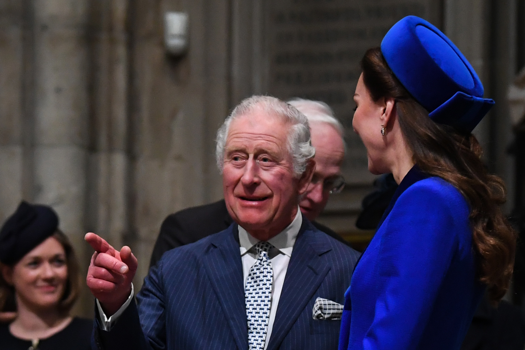 King Charles III and Princess Catherine at the Commonwealth Day service ceremony at Westminster Abbey on March 14, 2022 in London, England | Source: Getty Images