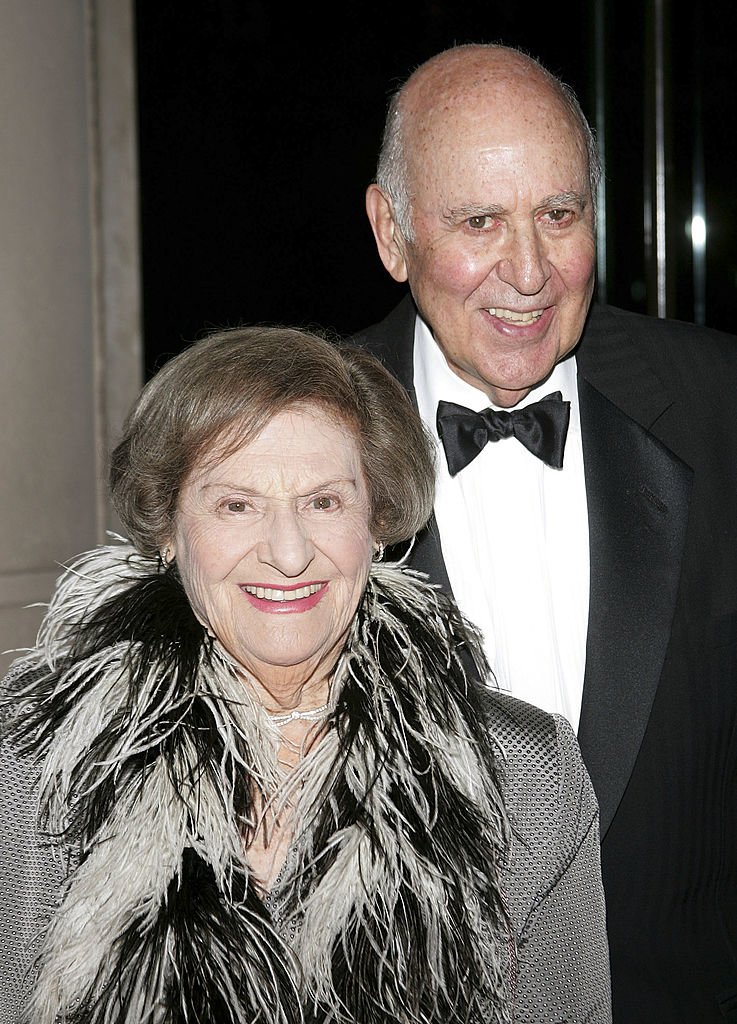Carl Reiner (R) and wife Estelle Reiner arrive for the 50th annual Benefit Gala of the Young Musicians Foundation | Getty Images