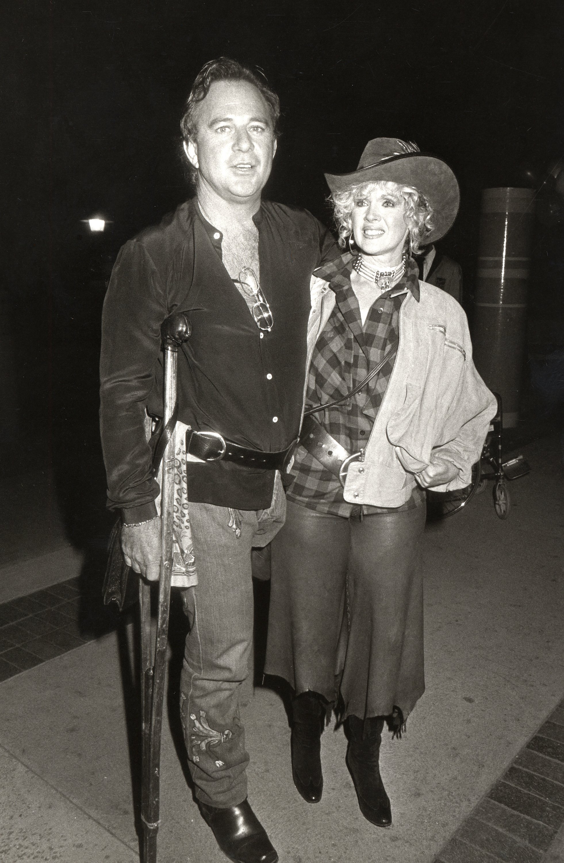 James Stacey and Connie Stevens at the Annual Share Boomtown Party at UCLA's Pauley Pavilion. | Photo: Getty Images