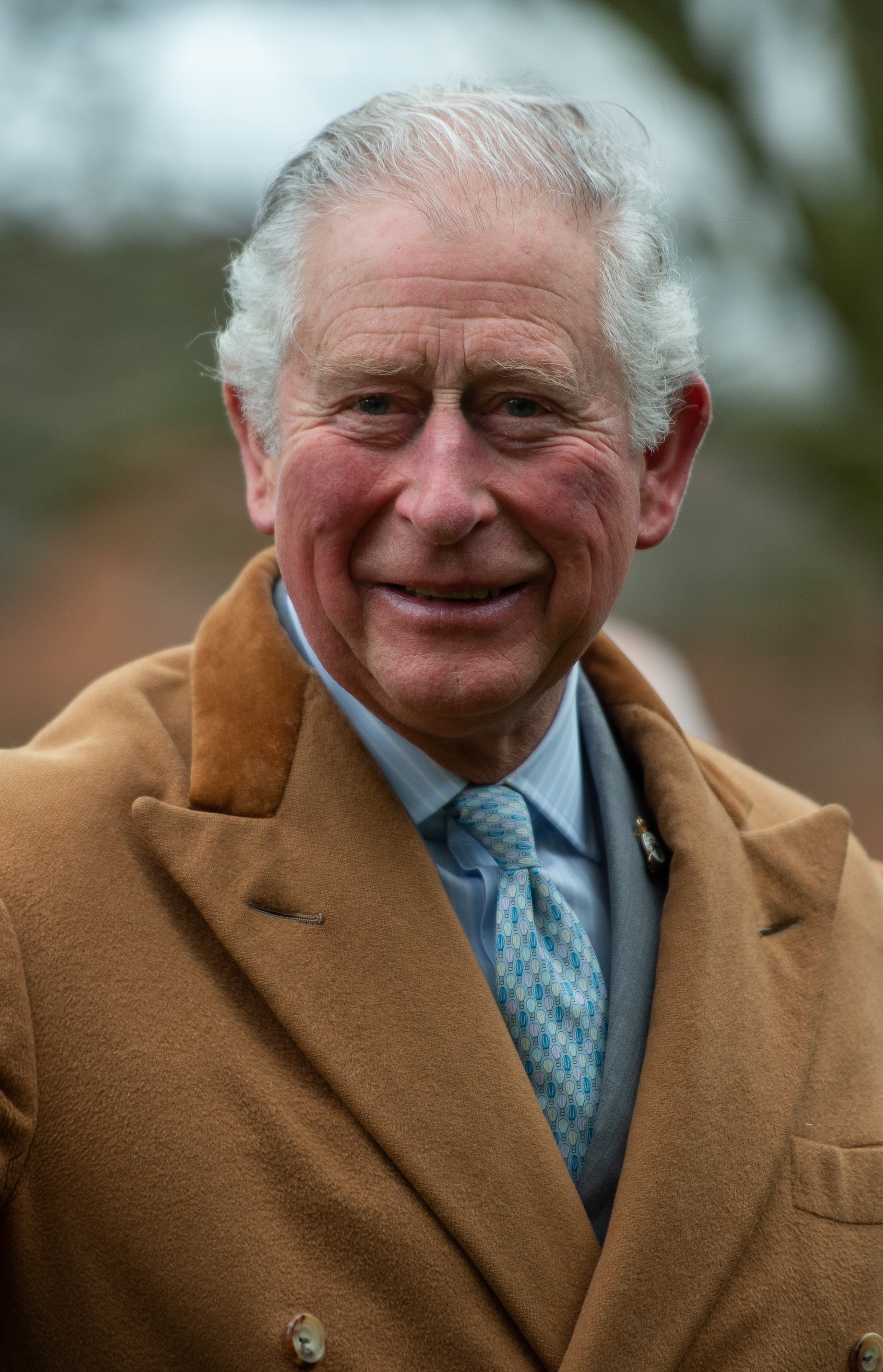 Prince Charles during a tour of Warwickshire and the West Midlands in February 2020. | Source: Getty Images.