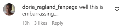 A comment left under the video of Princess Kate tapping Prince William's bottom at the 2023 BAFTAs | Source: instagram.com/voguemagazine/ 