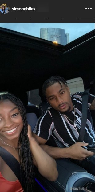 Simone Biles and Jonathan Owens head out for a date. | Source: Instagram/simonebiles