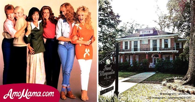 The 'Steel Magnolias' house is a charming B&B. And you can easily visit it