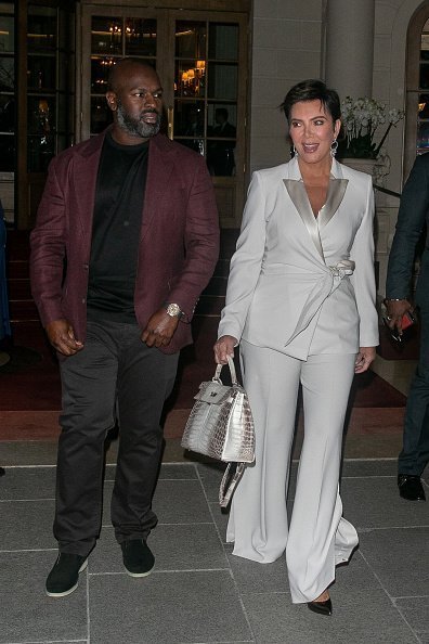 Corey Gamble and Kris Jenner are seen on September 26, 2019 in Paris, France | Photo: Getty Images