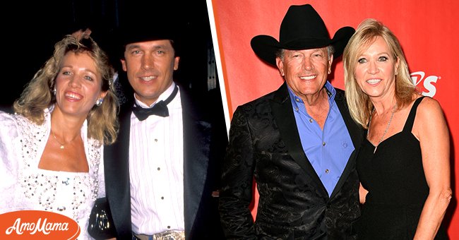 George Strait and Norma Strait during 25th Annual Academy of Country Music Awards at Pantages Theater in Hollywood, California [left]. George Strait and his beloved wife, Norma Strait at an event [right]. | Photo: Getty Images