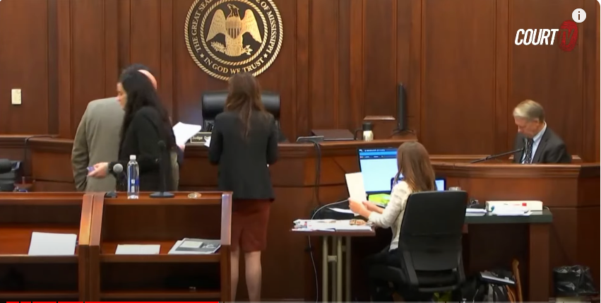 A screenshot of court proceedings during Carly Gregg's trial posted on September 18, 2024 | Source: YouTube/@CourtTV