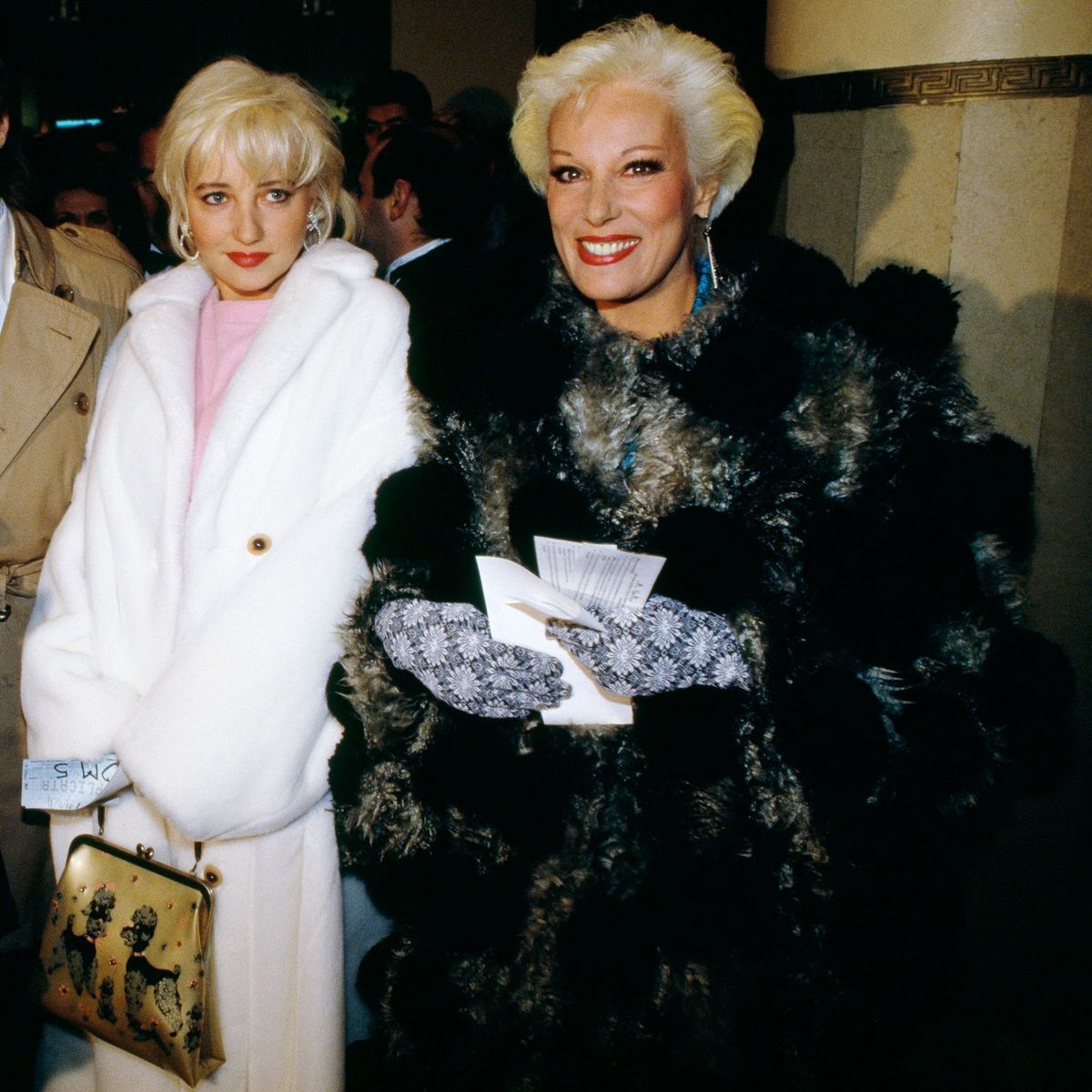 Bernadette Lafont et sa fille cadette Pauline Lafont | Photo : Getty Images