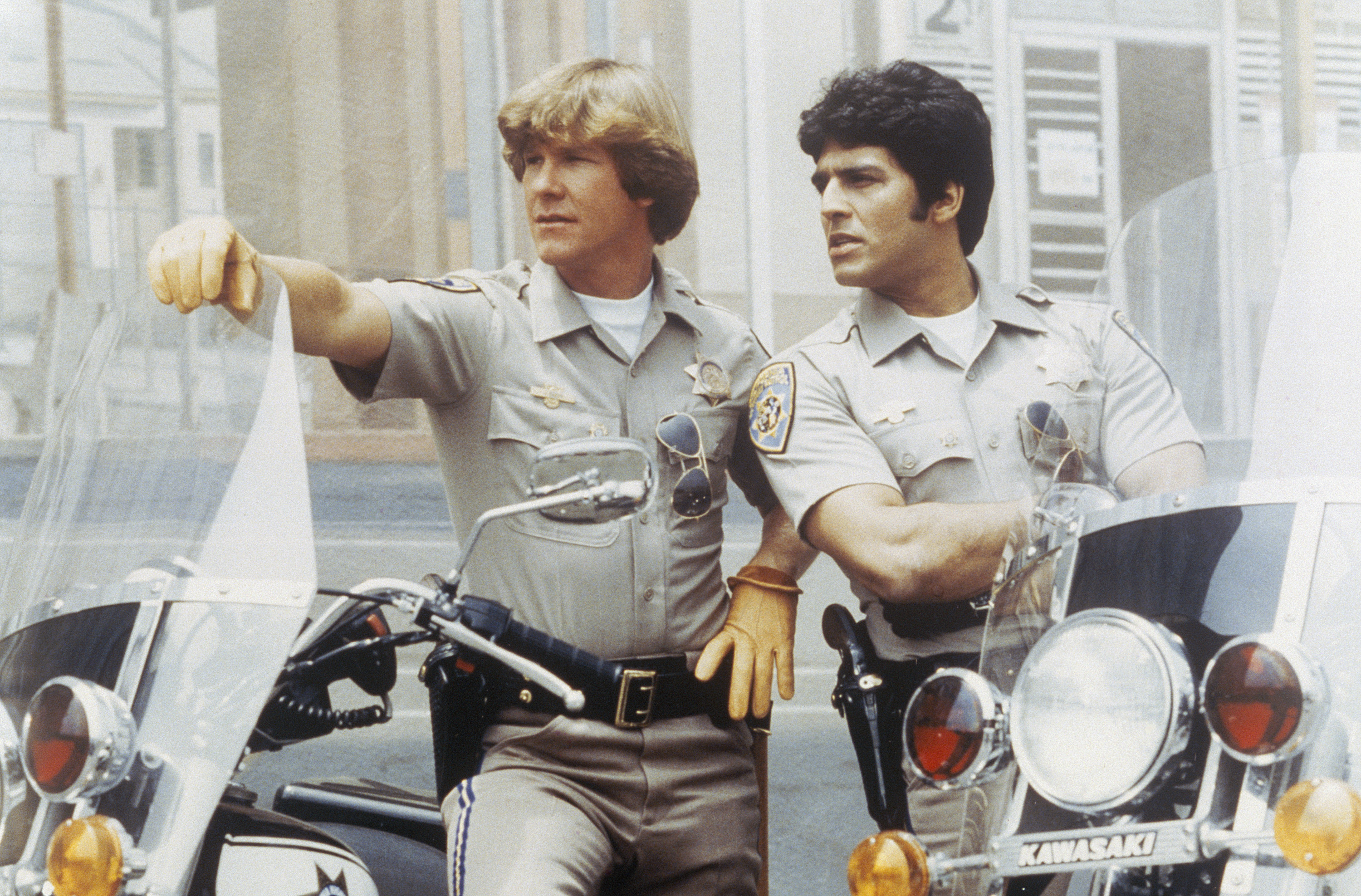 The TV icon with his co-star in the 1977 series "CHiPs." | Source: Getty Images