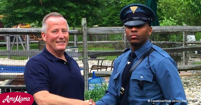  'Divine inspired': Trooper pulls over officer who delivered him 27 years ago