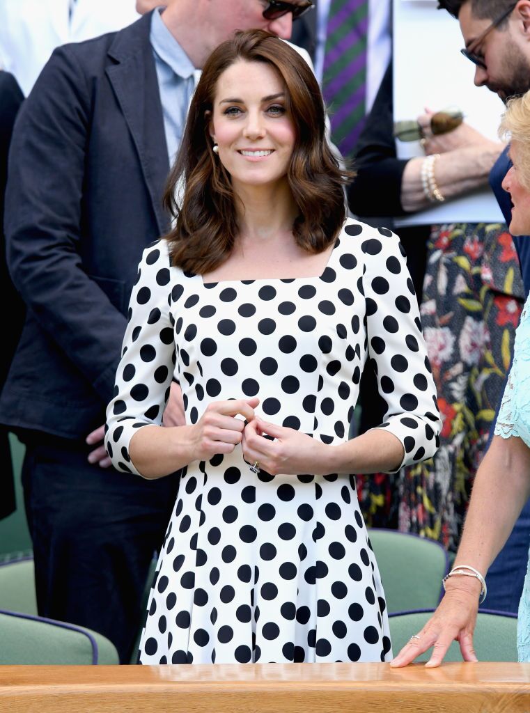 Catherine Middleton assiste à la journée d'ouverture de Wimbledon 2017. | Source : Getty Images Catherine Middleton assiste à la journée d'ouverture de Wimbledon 2017. | Source : Getty Images