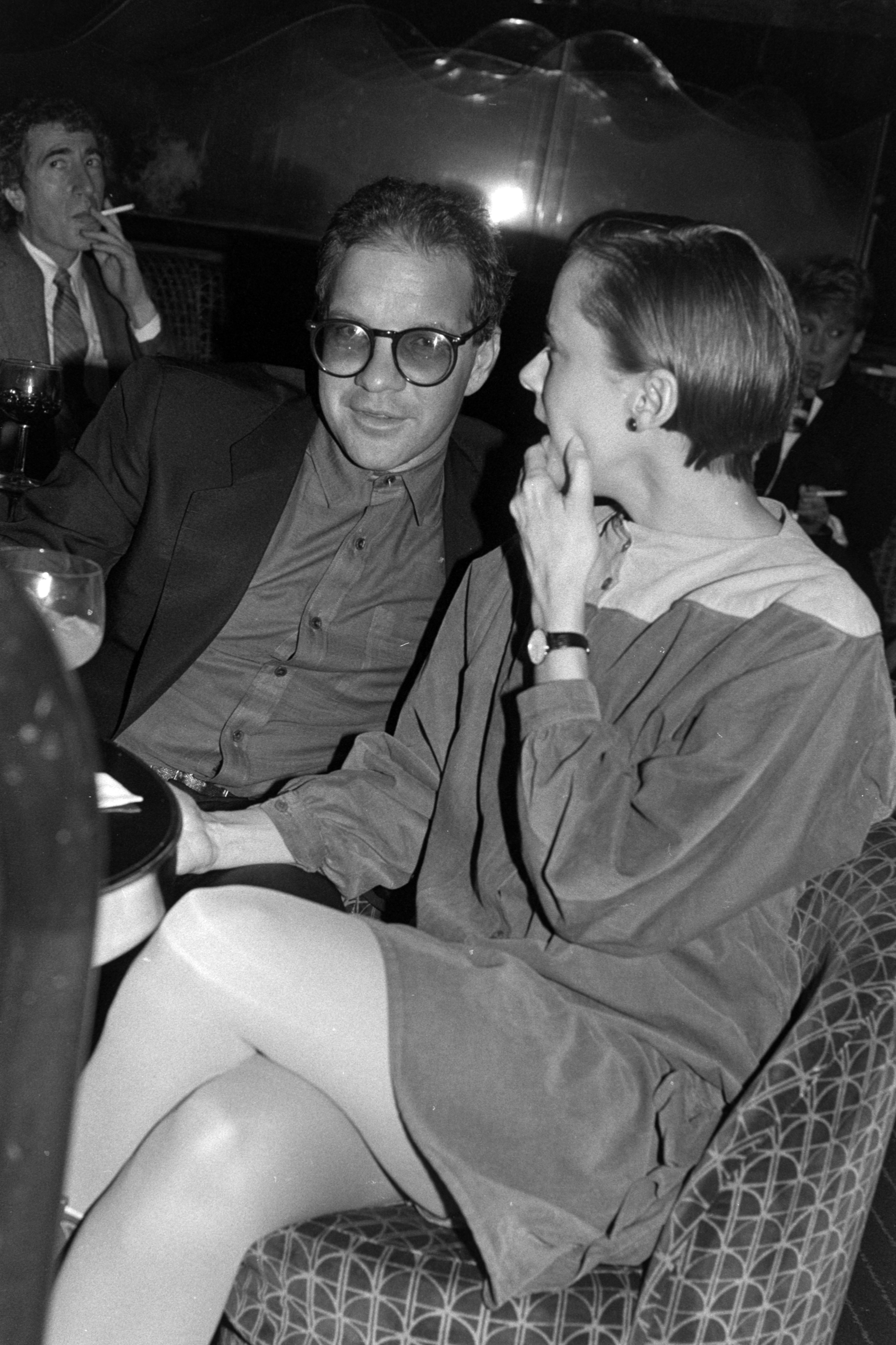 Paul Schrader and Mary Beth Hurt attend a party, celebrating Bette Midler's run of Radio City Music Hall performances, at Club A in New York City on March 8, 1983 | Source: Getty Images