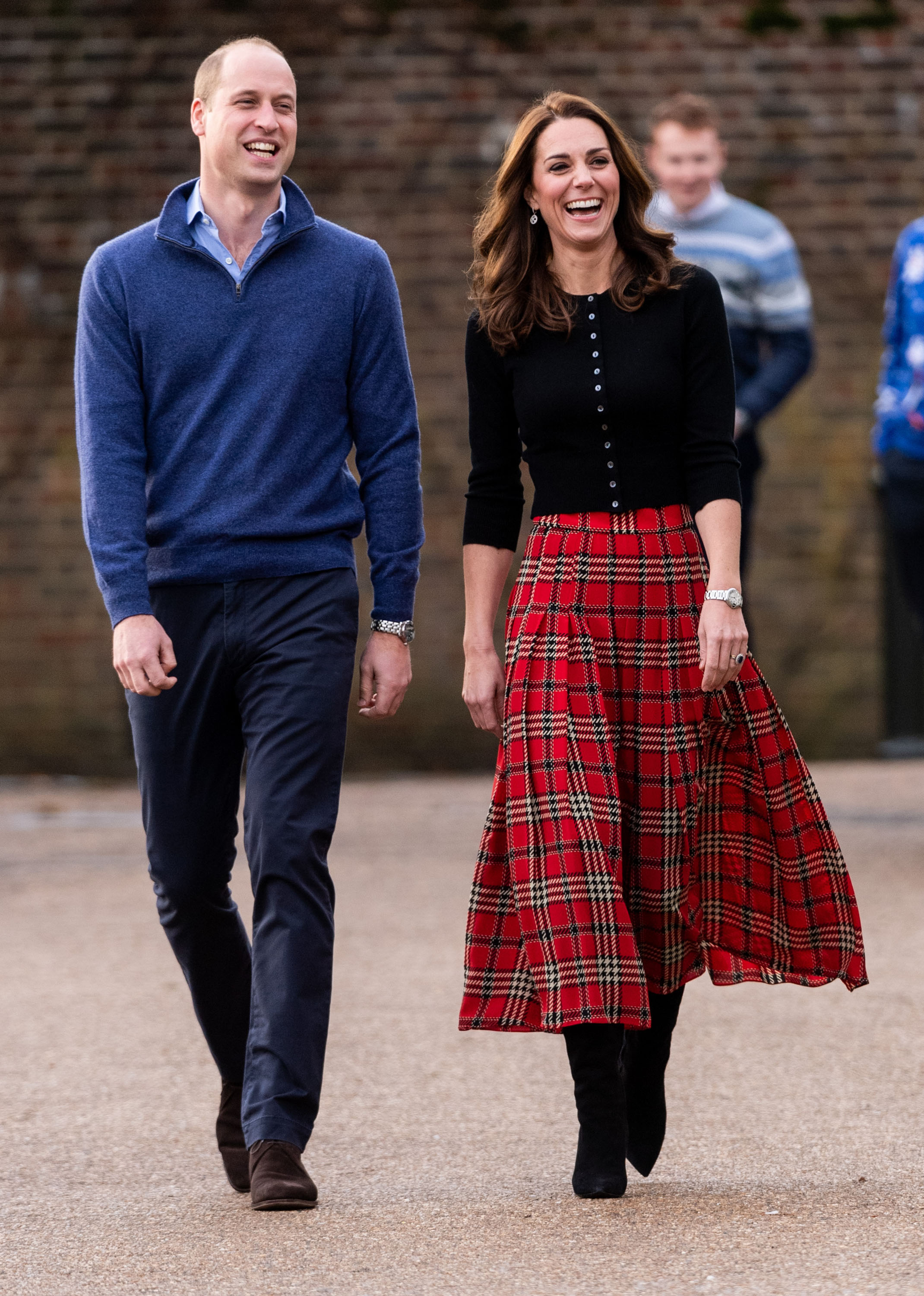 Prince William and Princess Catherine at a Christmas Party for families and children of deployed personnel in London, England on December 4, 2018 | Source: Getty Images