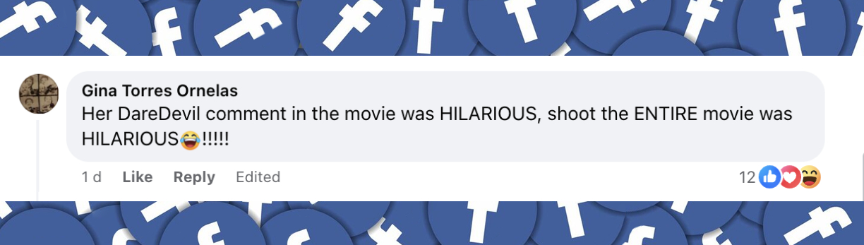 A fan comment dated August 6, 2024 | Source: Facebook/EntertainmentTonight