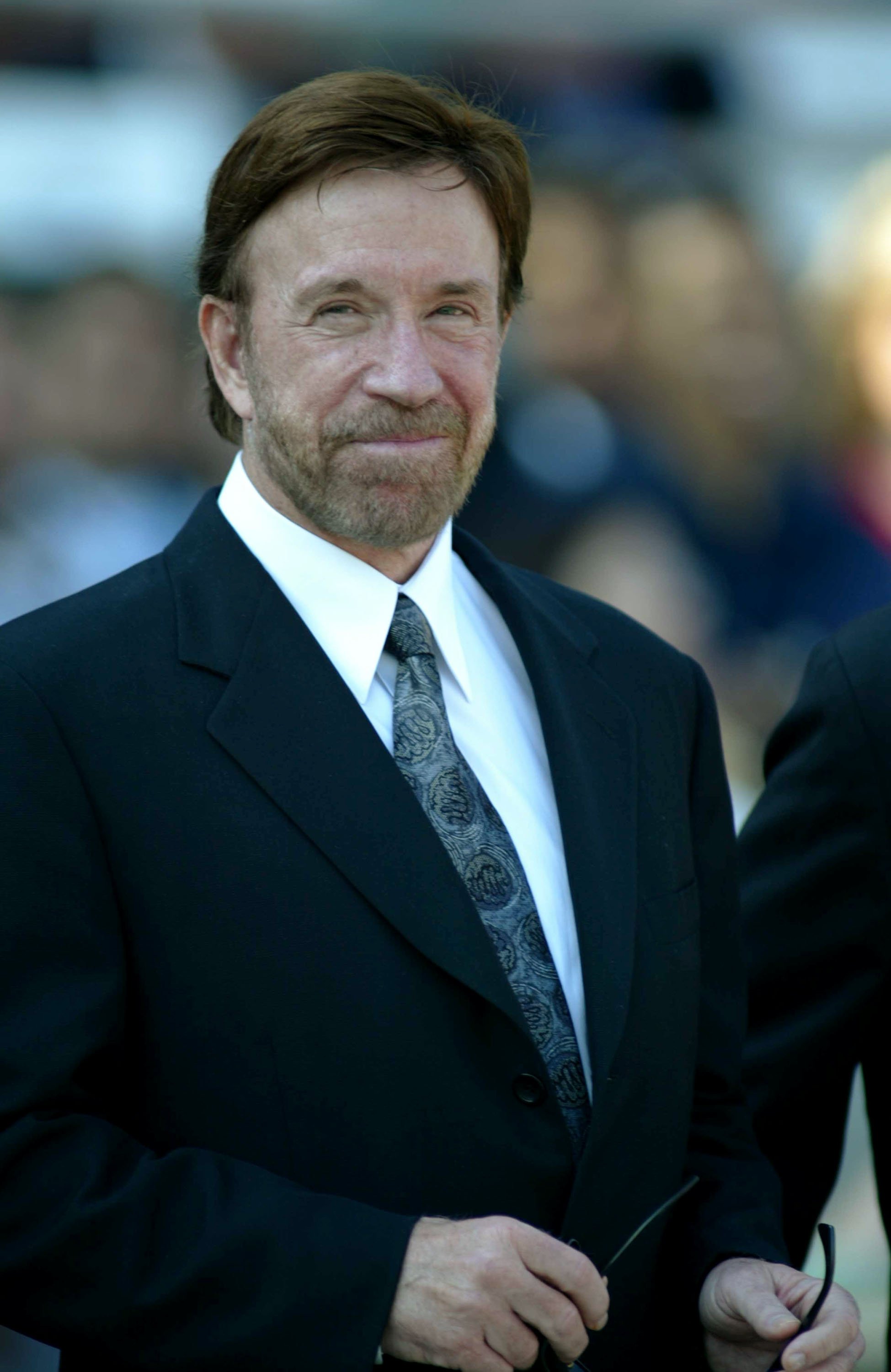 Chuck Norris at the 2003 Breeders' Cup World Thoroughbred Championships hosted by the Oak Tree Racing Association at Santa Anita Park in Arcadia, California | Photo: Jeff Golden/Getty Images