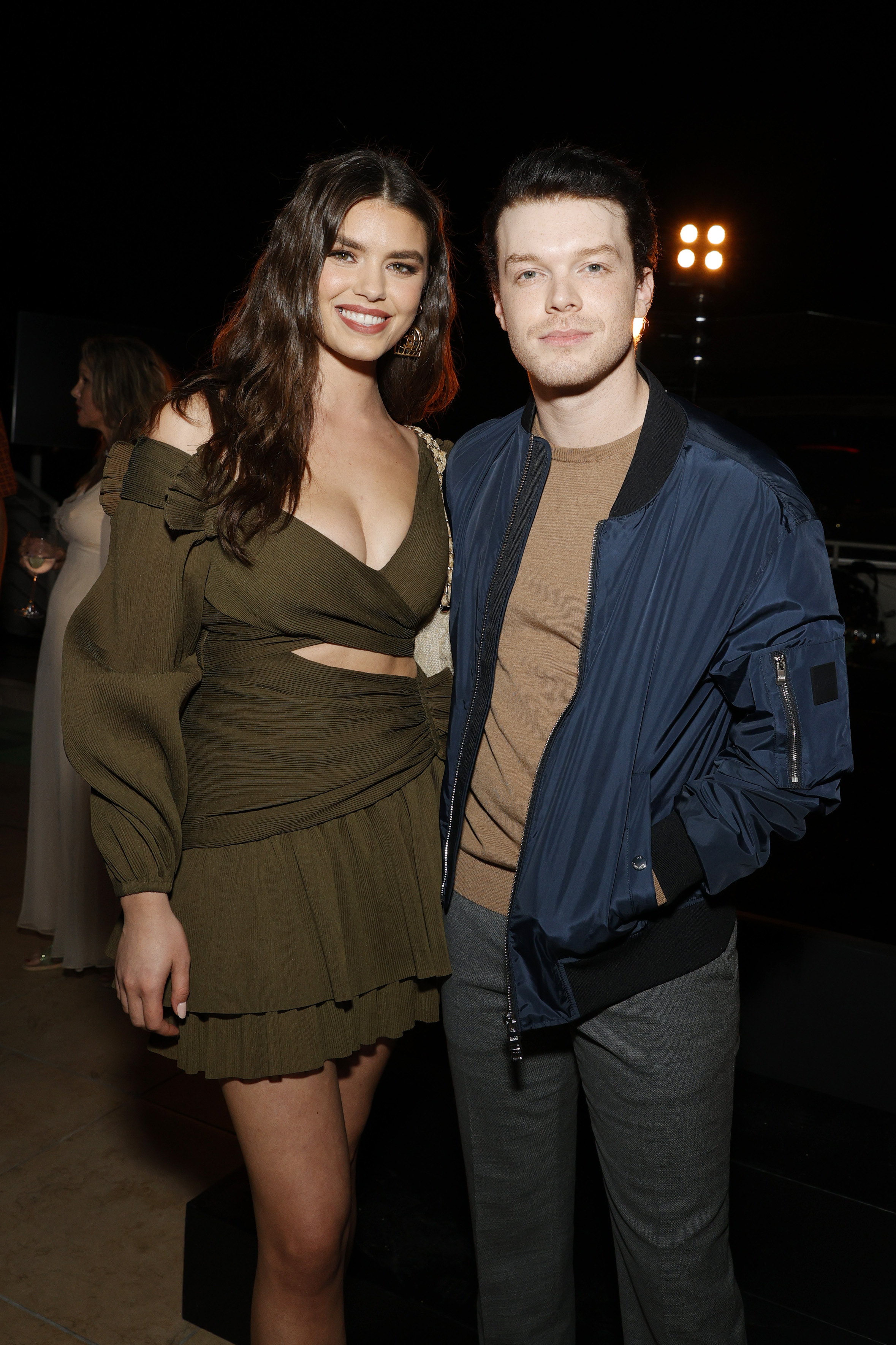 Lauren Searle and Cameron Monaghan on September 12, 2021 in Los Angeles, California | Source: Getty Images
