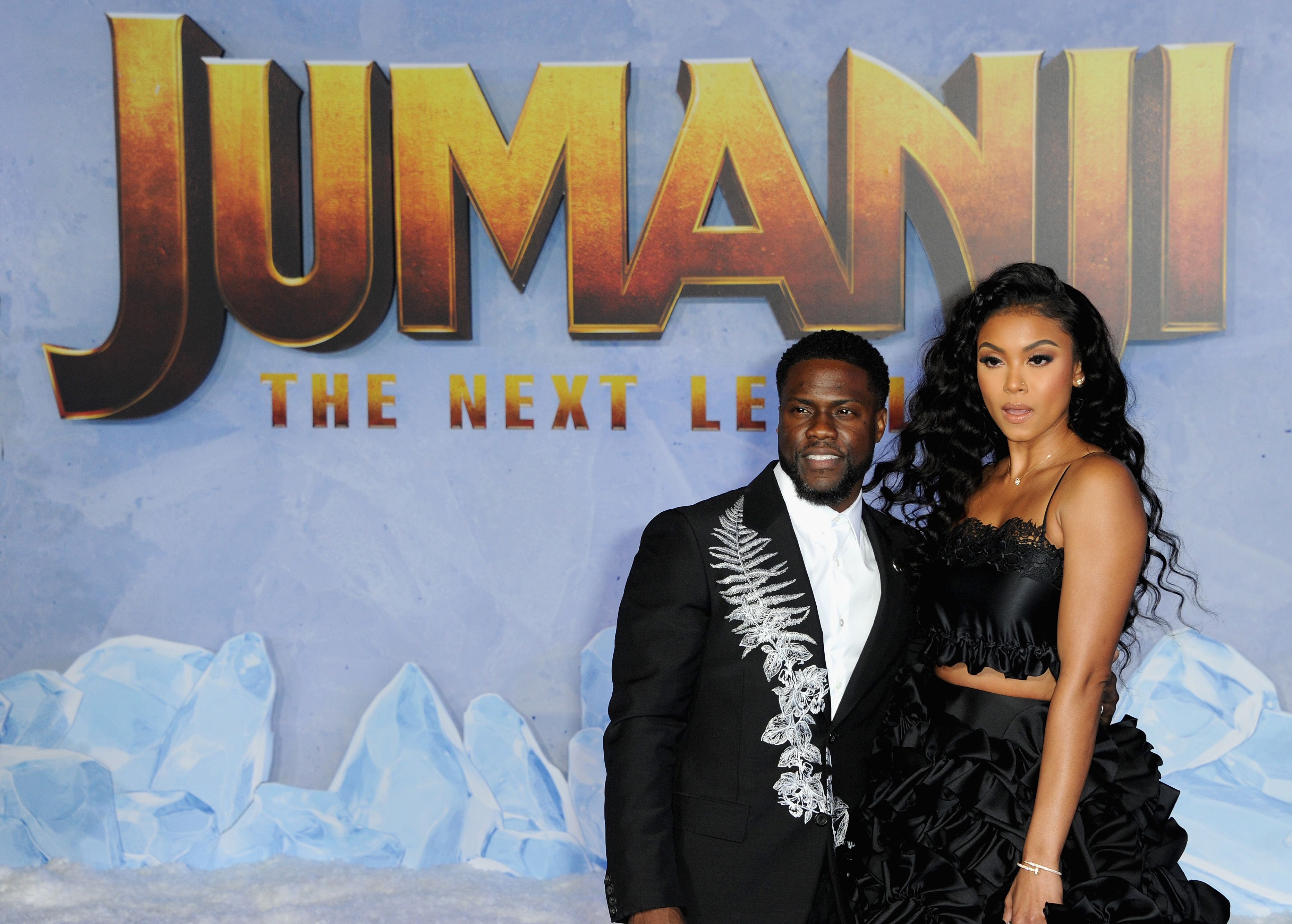  Kevin Hart and wife Eniko Parrish at the premiere of "Jumanji: The Next Level" in December 2019 in Hollywood, California | Source: Getty Images