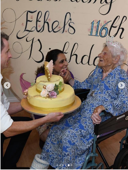Ethel May Caterham's birthday party, from a post dated August 28, 2025 | Source: Instagram/longeviquest