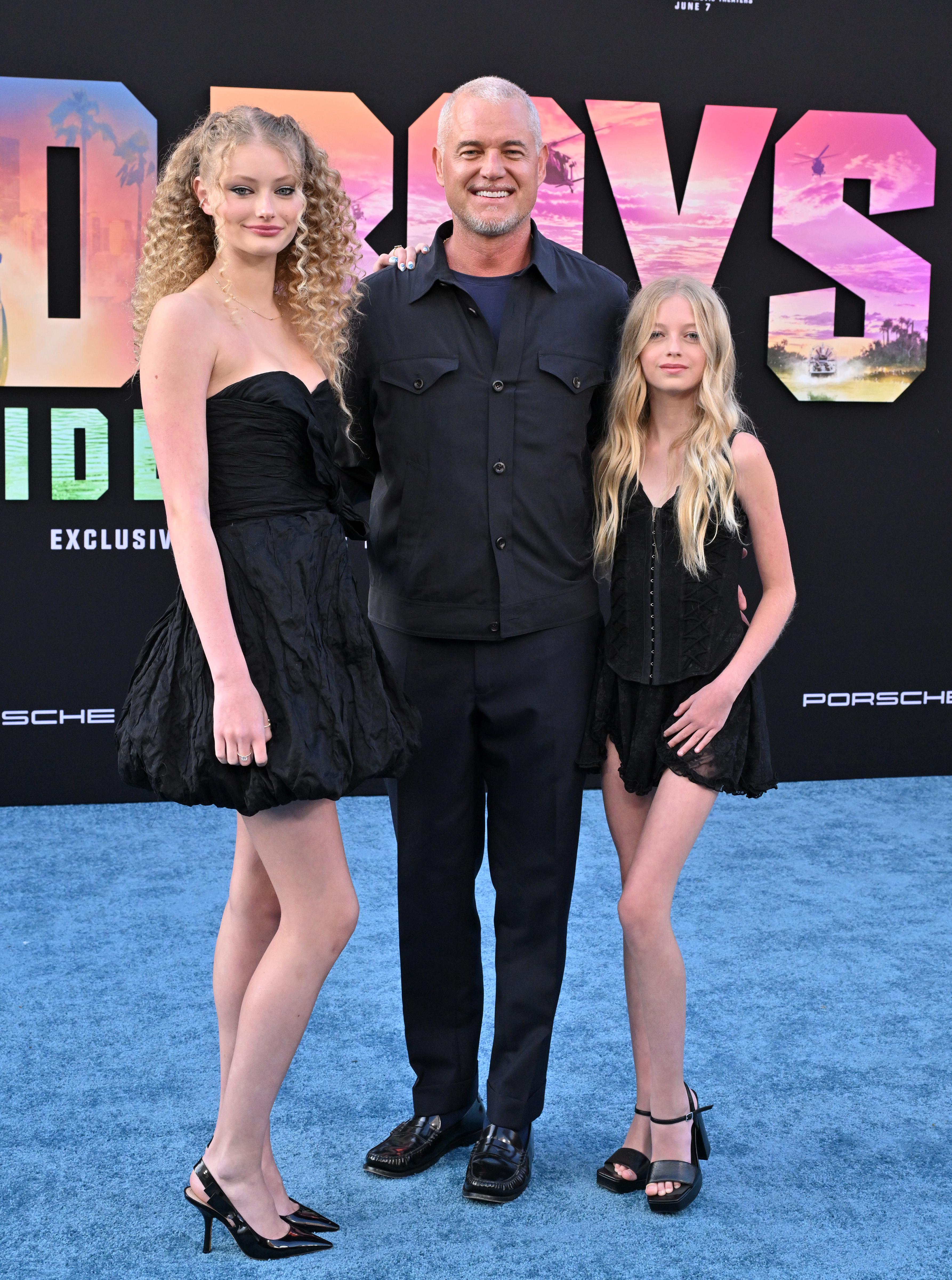 Eric Dane with daughters, Billie Beatrice and Georgia Geraldine on May 30, 2024 | Source: Getty Images
