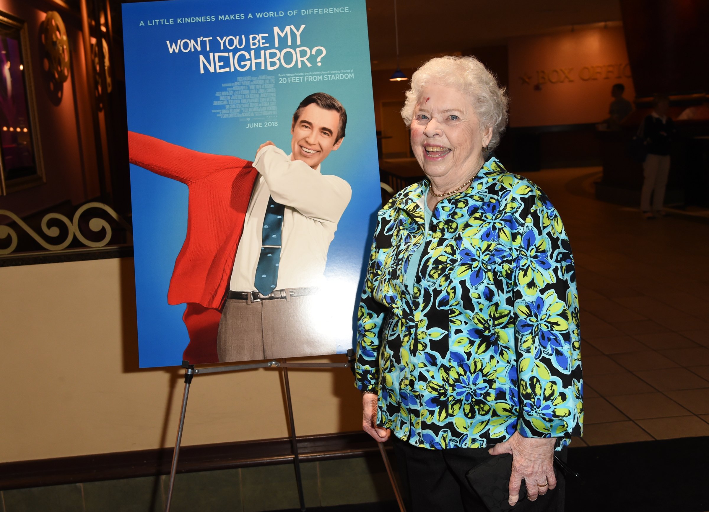 Joanne Rogers at a special screening of "Won't You Be My Neighbor?" on May 23, 2018, in West Homestead, Pennsylvania. | Source: Jason Merritt/Getty Images