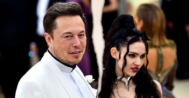 Elon Musk and Grimes pictured at the Heavenly Bodies: Fashion & The Catholic Imagination Costume Institute Gala at The Metropolitan Museum. 2018, New York City. | Photo: Getty Images