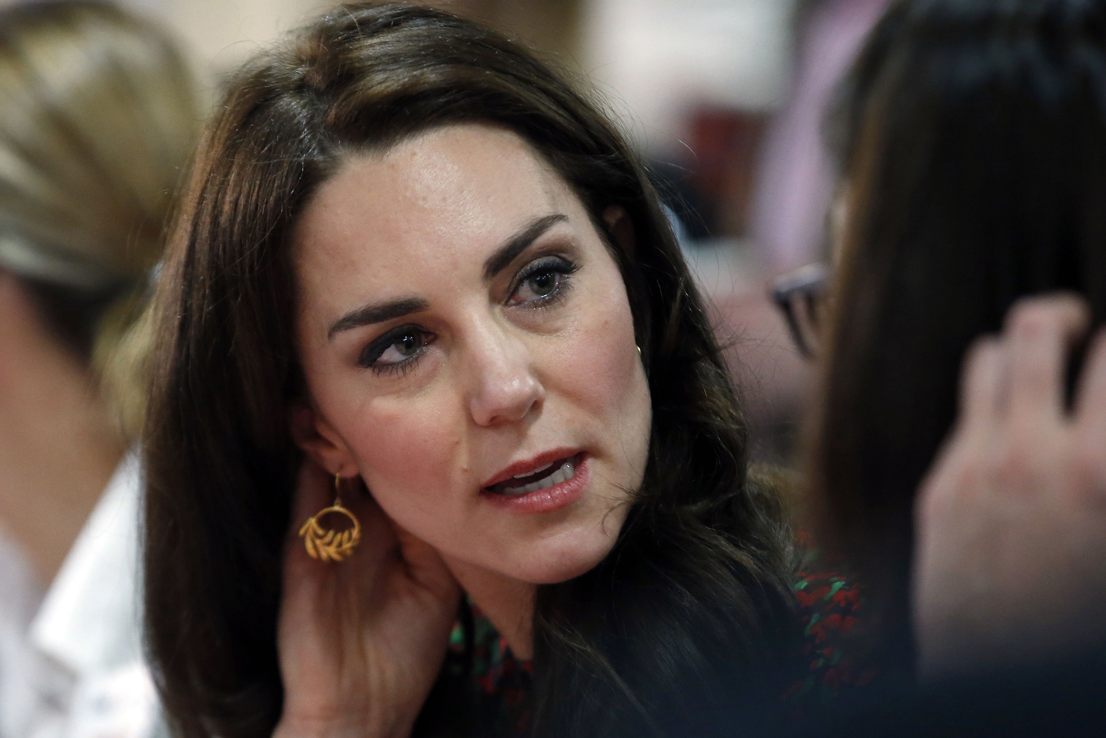 Kate Middleton at the AGM and Christmas party in London, England on December 19, 2016 | Source: Getty Images