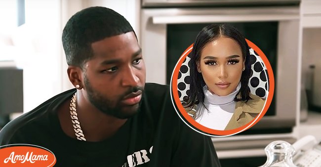 Tristan Thompson pictured on an episode of "KUWTK" [Left] Jordan Craig pictured in her recent Instagram post, 2021 [Left] | Photo: YouTube/Keeping Up With The Kardashians & Instagram/alleyesonjordyc