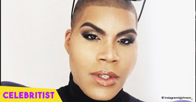 EJ Johnson steals the spotlight flaunting long legs in tiny shorts and glittery tights in pic