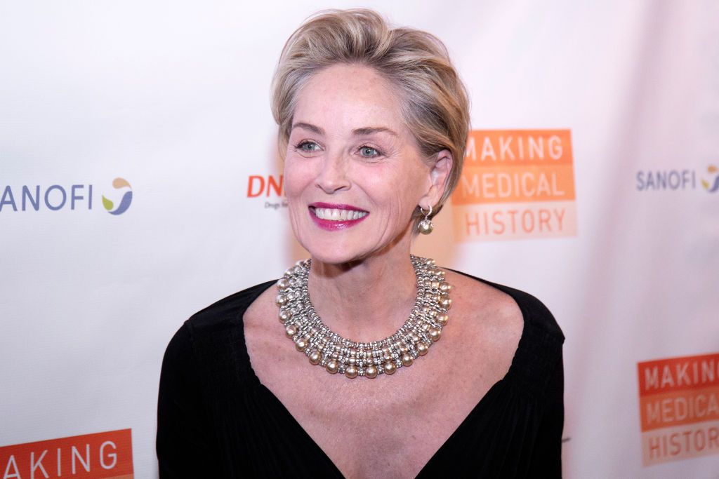 Sharon Stone during the Drugs For Neglected Diseases Initiative's Inaugural Making Medical History Gala at The Bowery Hotel on October 24, 2018 in New York City.  | Source: Getty Images