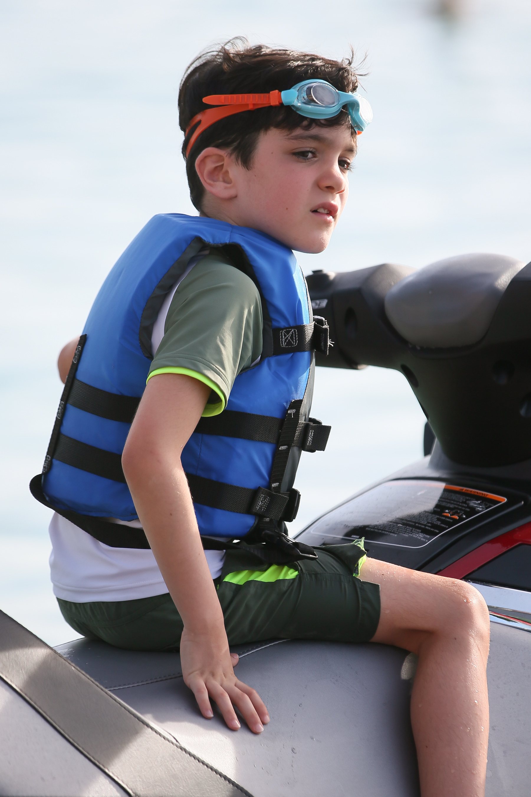 Eric Cowell seen on a jet ski in Bridgetown, Barbados, on December 20, 2019. | Source: Getty Images