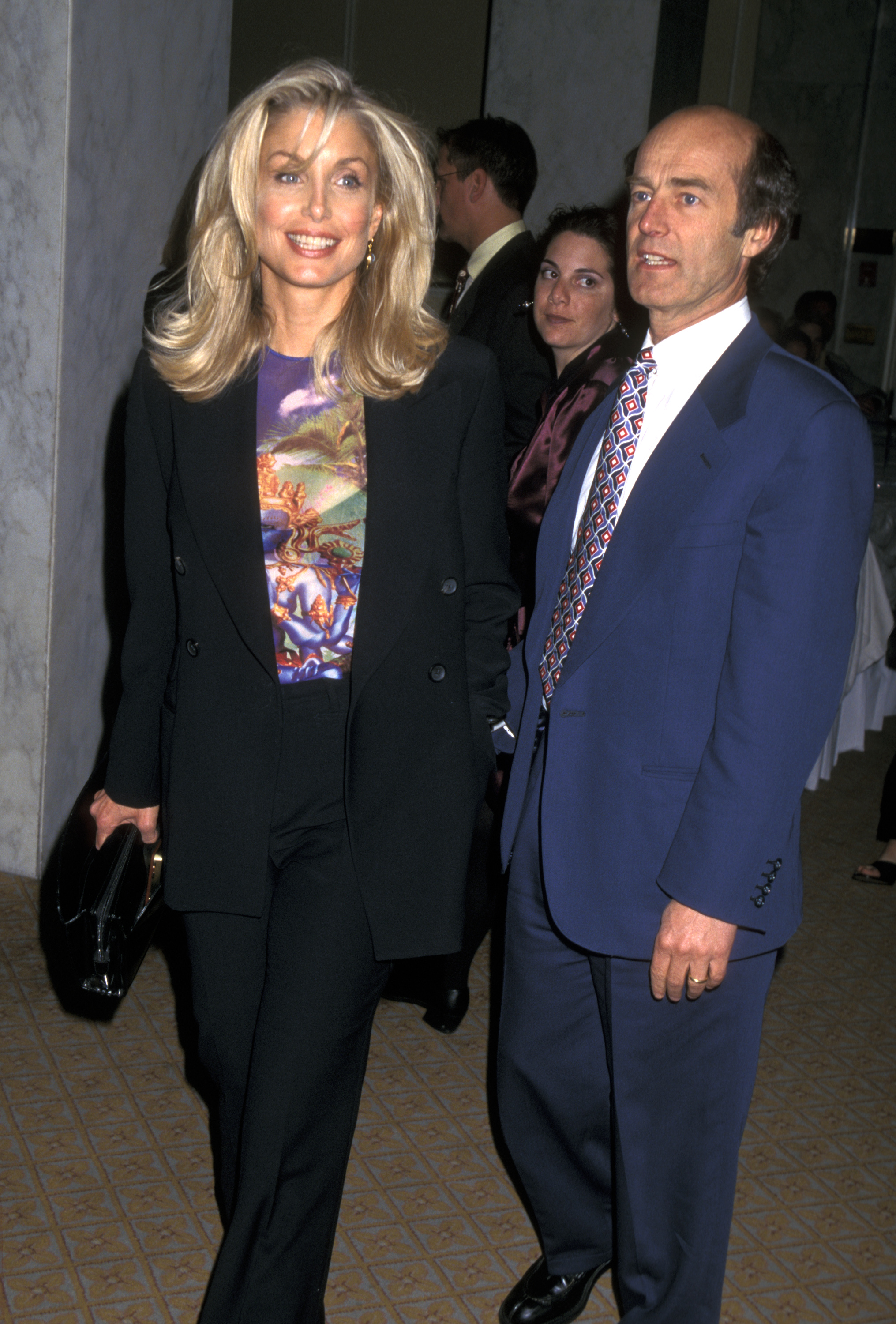 Heather Thomas and husband Harry M. Brittenham in Beverly Hills, California on April 9, 1997 | Source: Getty Images